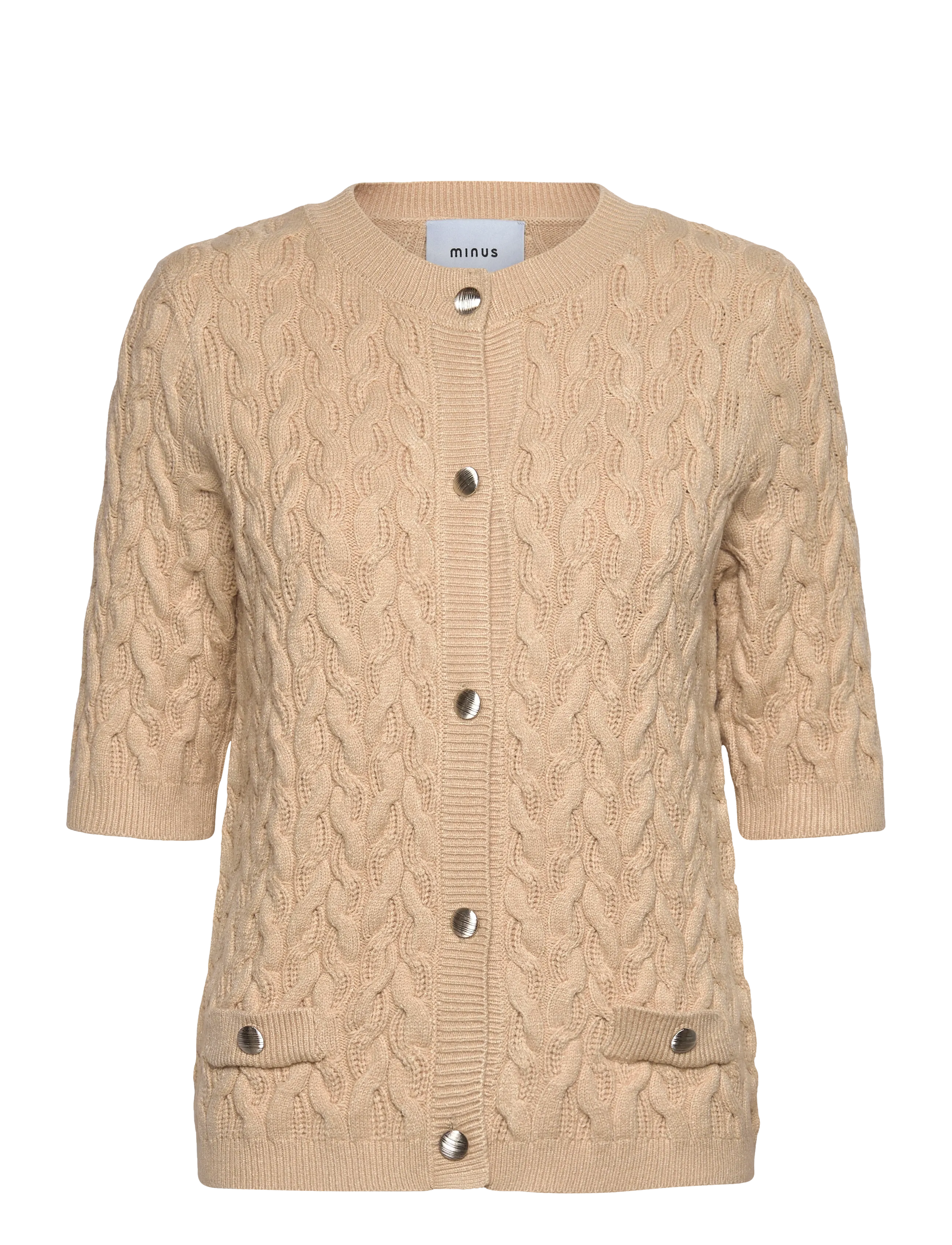 MINUS Msfilucca Knit Cardigan Beige - XL - Damen