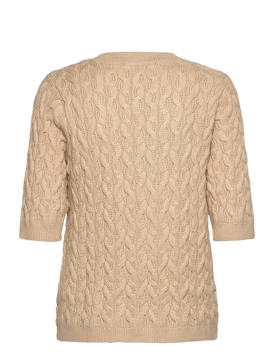 Minus - MSFilucca Knit Cardigan - gebreide vesten - sand gray - 2