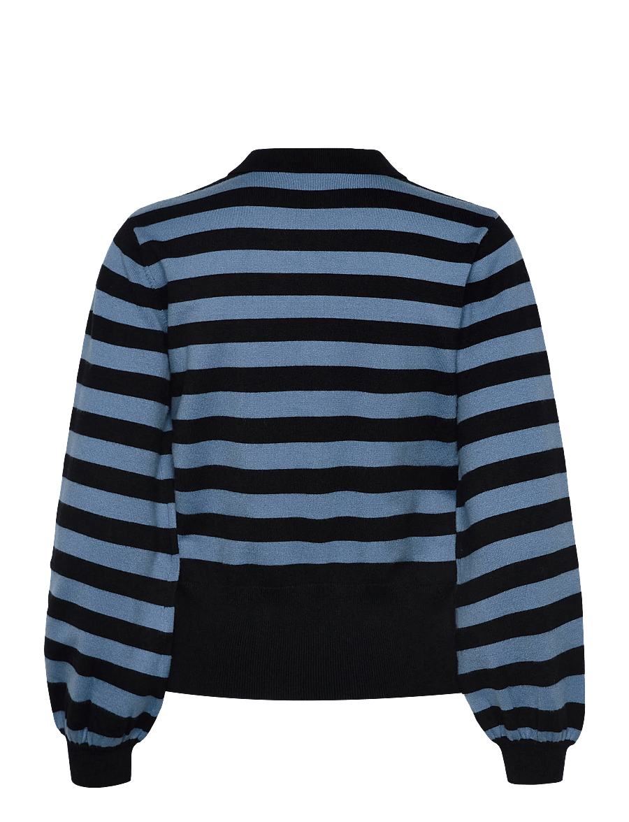 Minus - MSAliana Knit Pullover - pullover - parisian blue stripe - 2