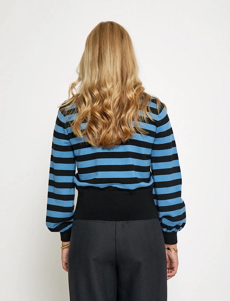 Minus - MSAliana Knit Pullover - pullover - parisian blue stripe - 3