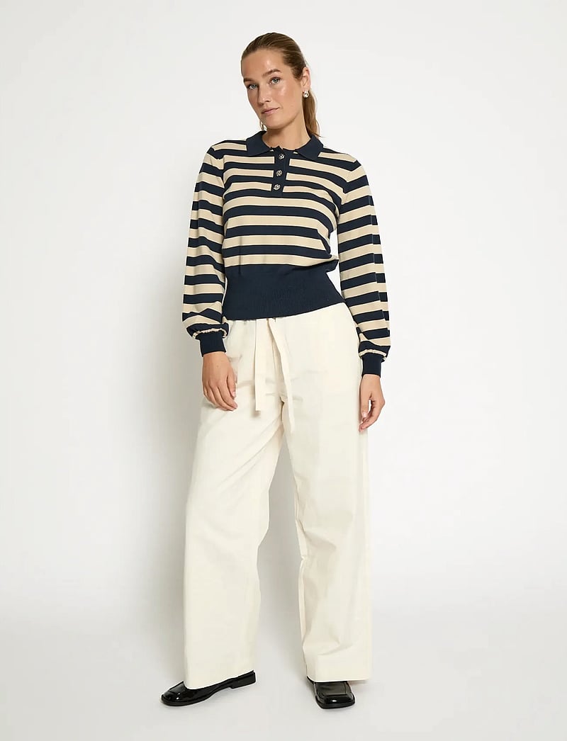Minus - MSAliana Knit Pullover - pullover - sky captain stripe - 4