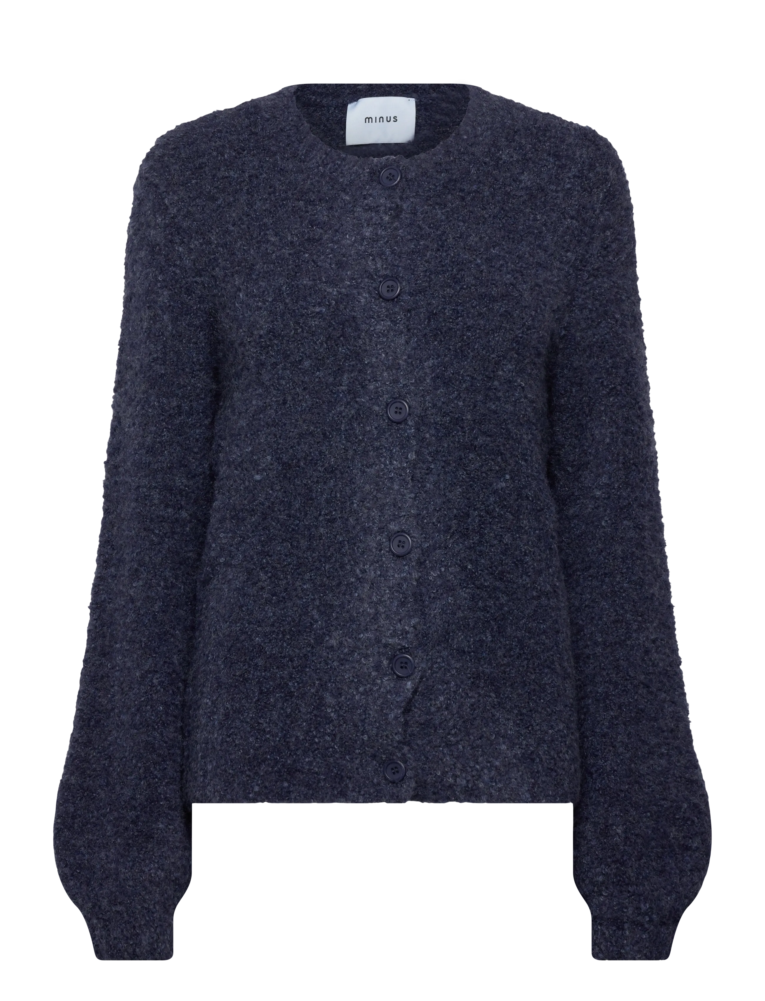 Minus Msjennie Grs Knit Cardigan, XL, Navy, Strik > Cardigans, Dame