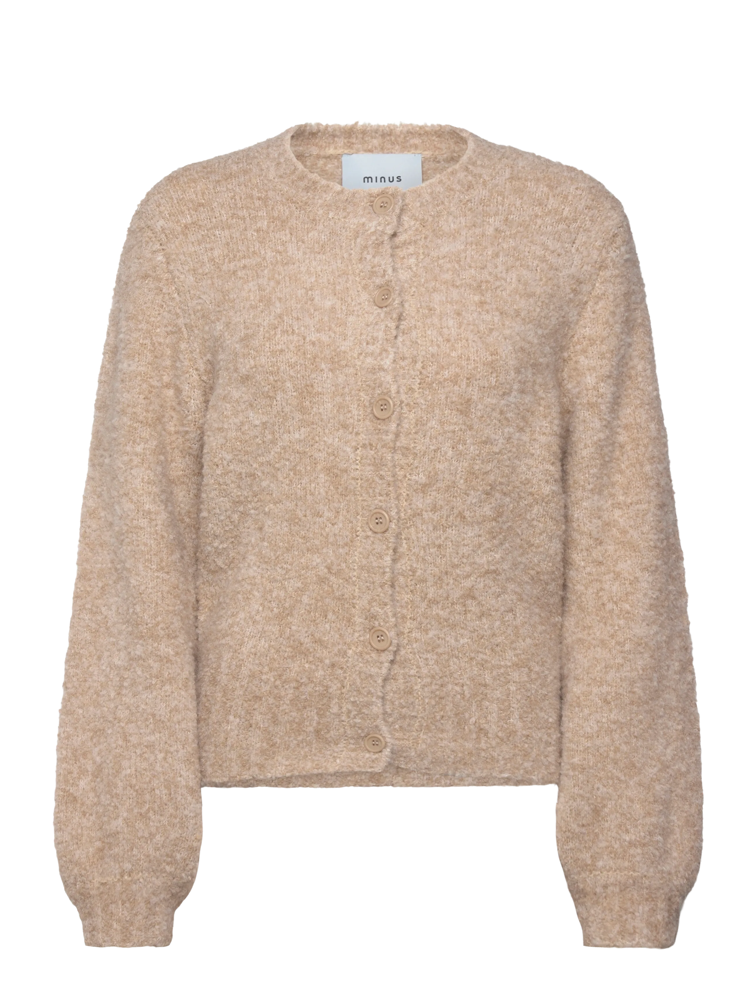 MINUS Msjennie Grs Knit Cardigan Beige - L - Damen