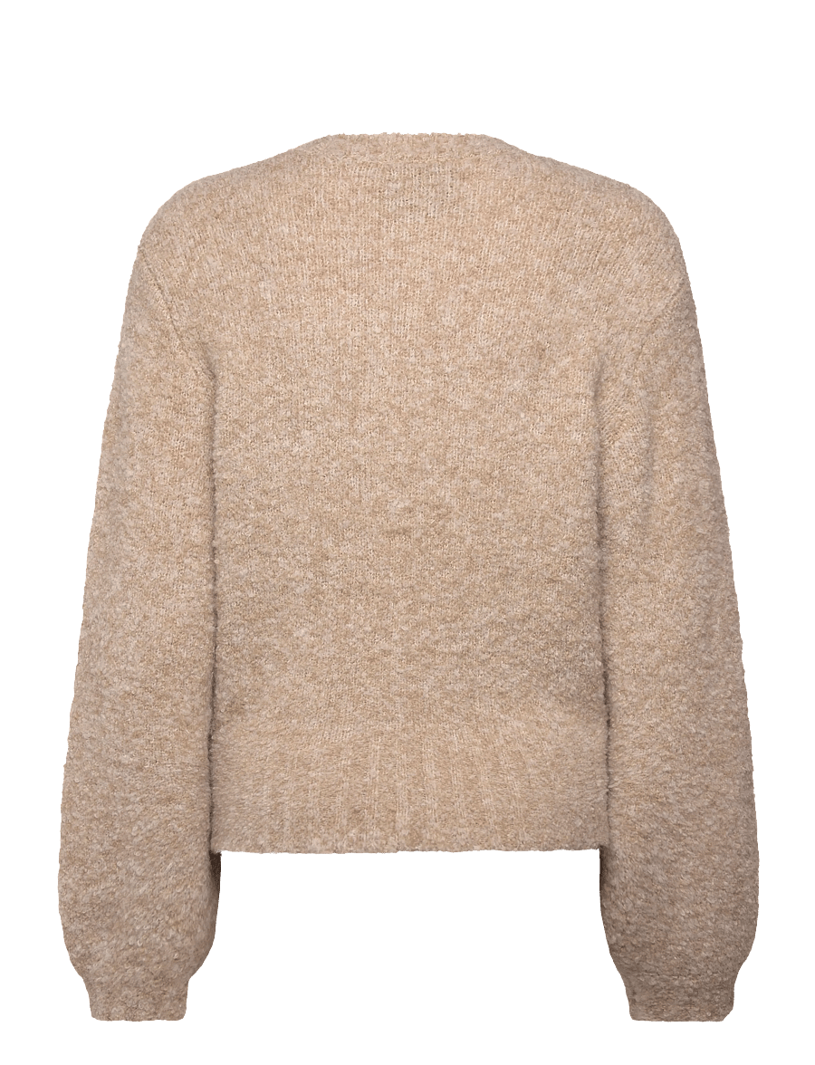 Minus - MSJennie GRS Knit Cardigan - cardigans - tan melange - 2