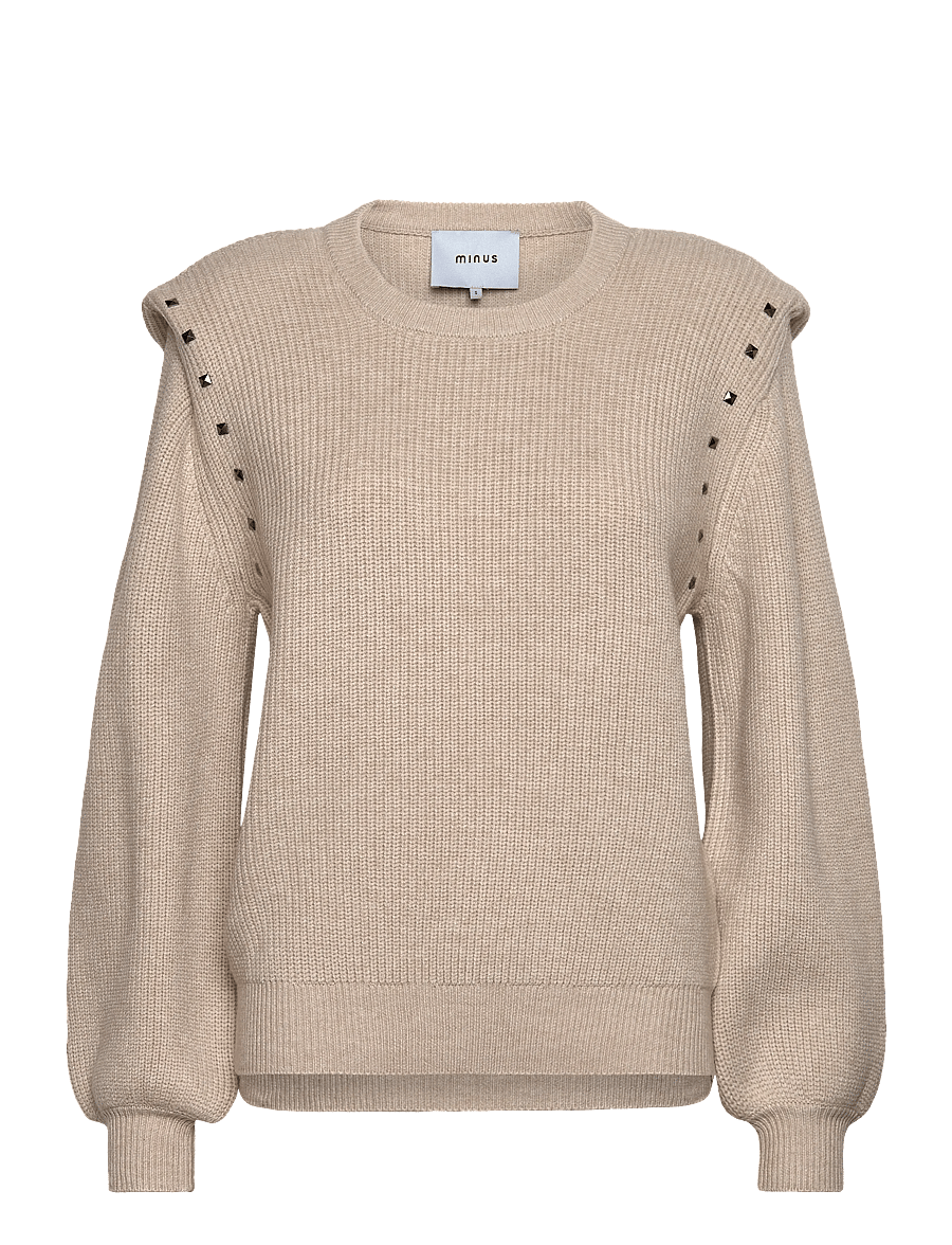 Minus - MSKatharina Knit Pullover - pullover - sand gray - 0