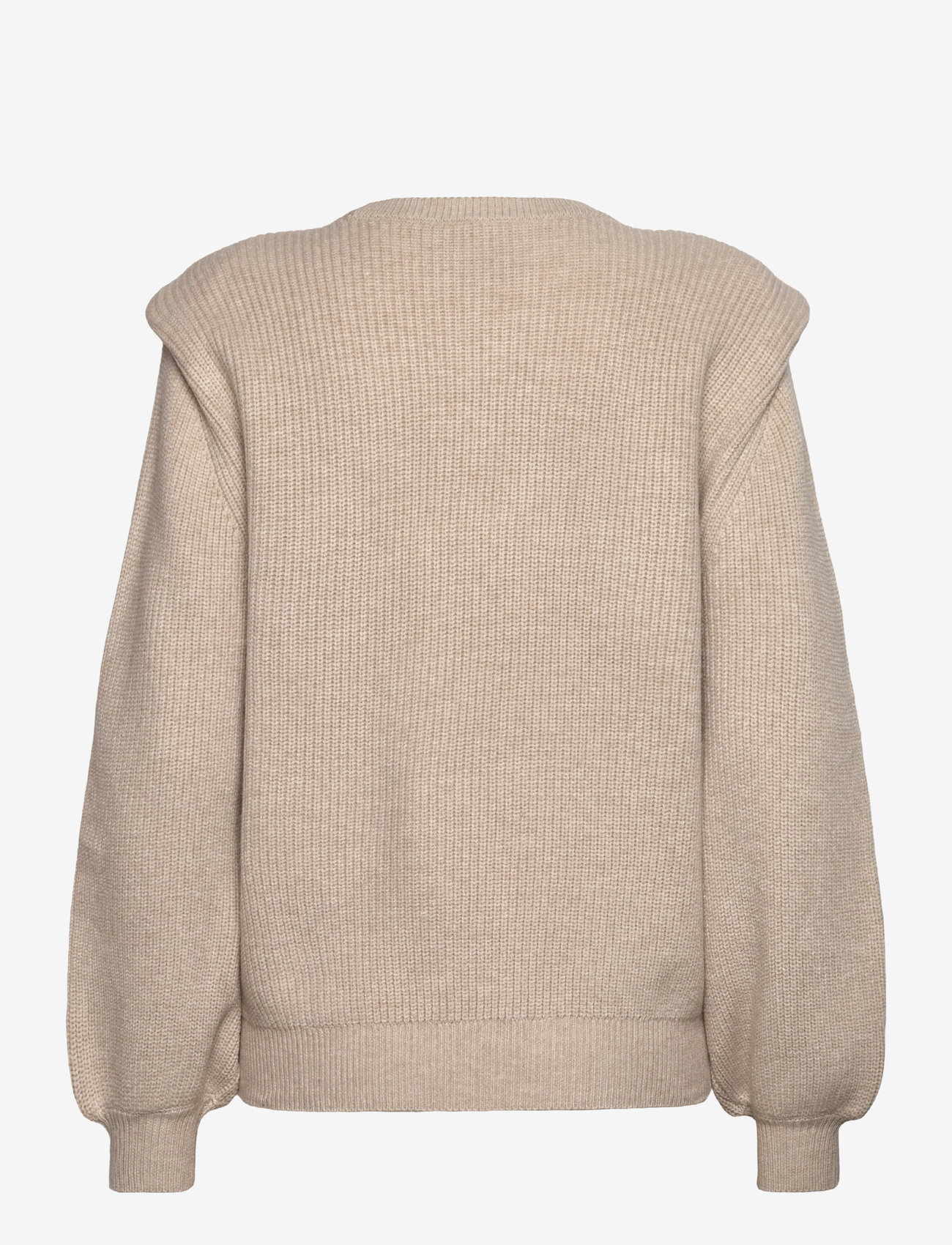 Minus - MSKatharina Knit Pullover - sügisesed riided - sand gray - 1