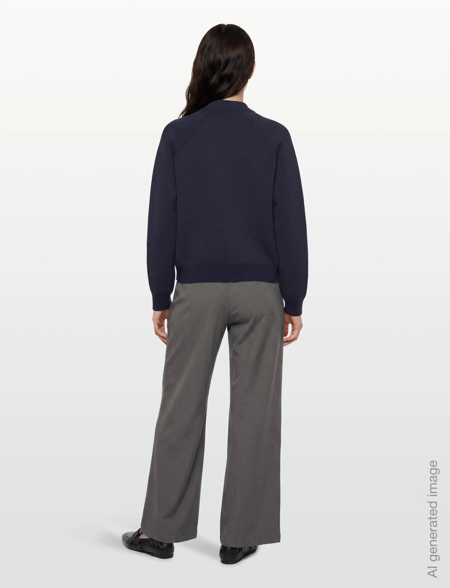 Minus - MSKristi Knit Cardigan - strickjacken - sky captain - 4
