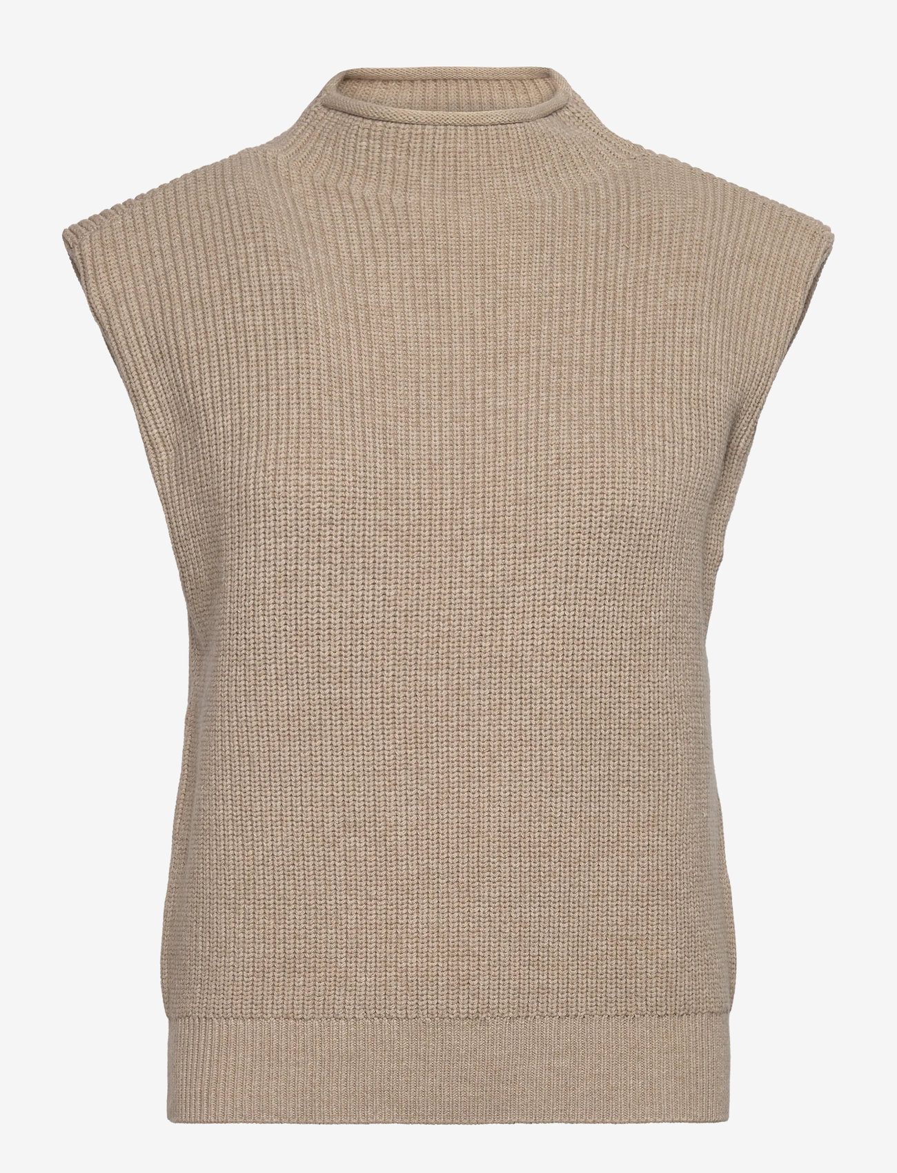 Minus - MSNaomi Knit Vest - gebreide vesten - string grey - 0