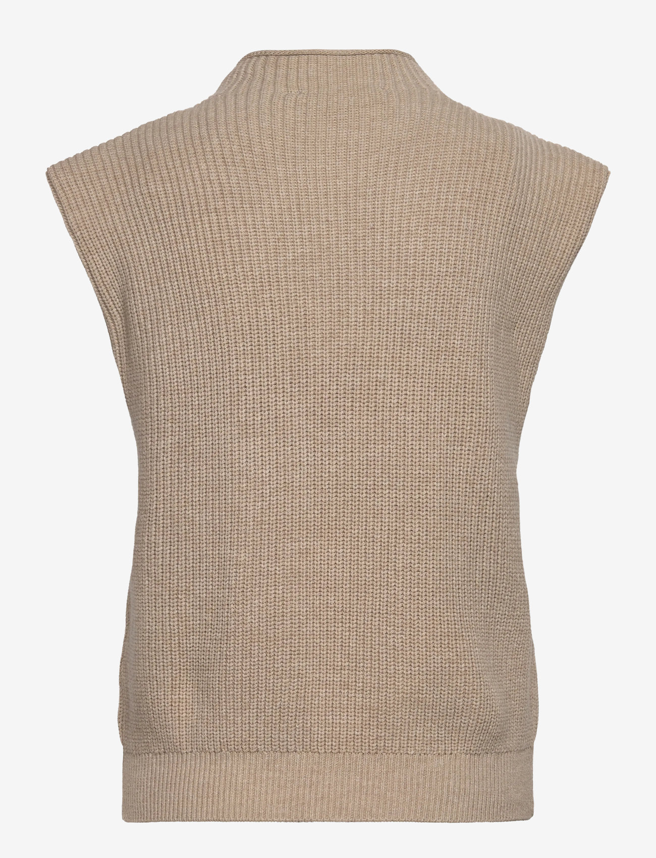 Minus - MSNaomi Knit Vest - gebreide vesten - string grey - 1