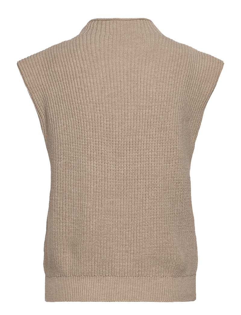 Minus - MSNaomi Knit Vest - kootud vestid - string grey - 1