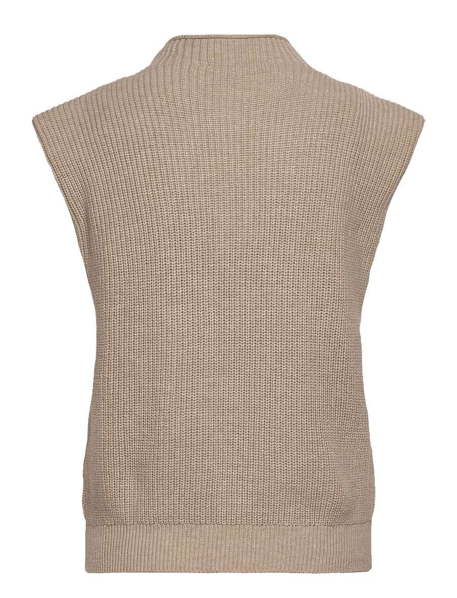 Minus - MSNaomi Knit Vest - gebreide vesten - string grey - 2