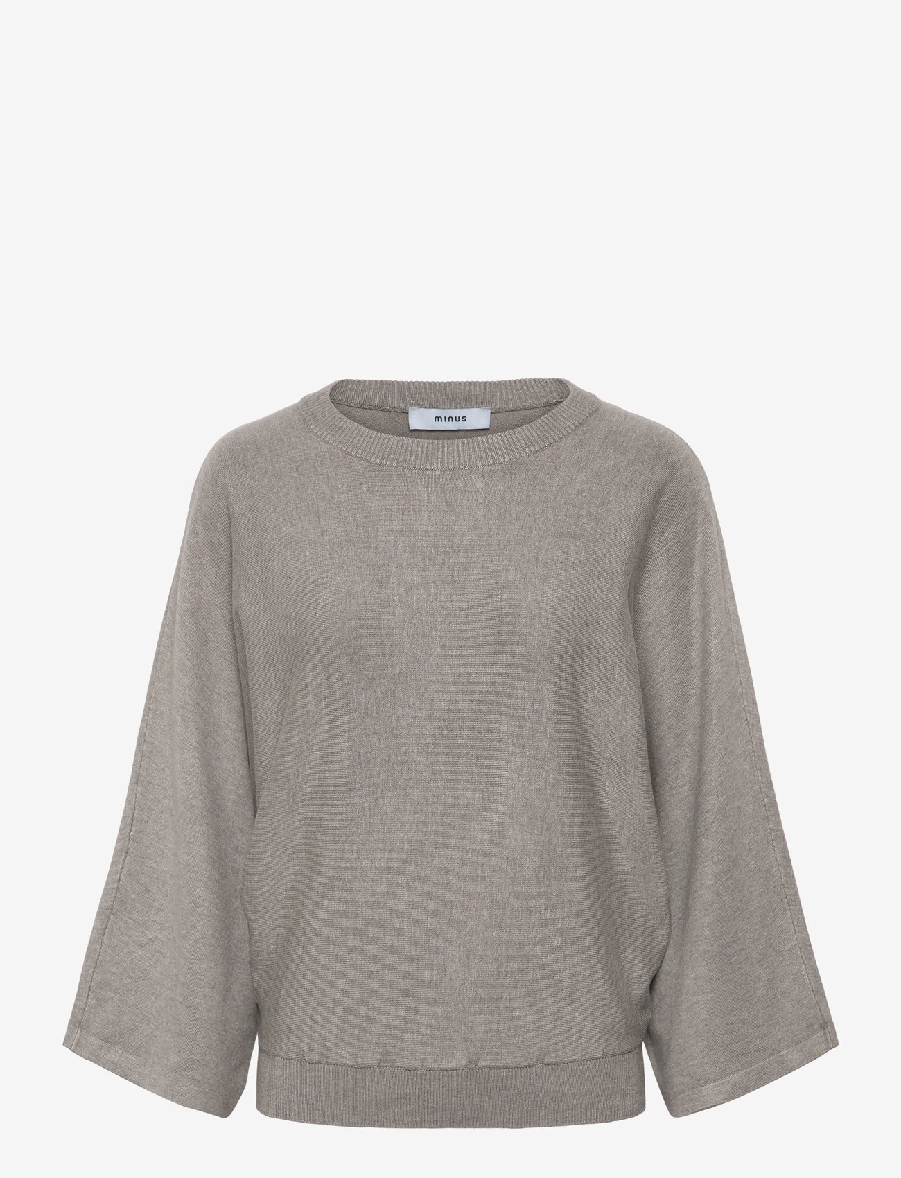 Minus - MSTess Knit T-Shirt - pulls - string melange - 0