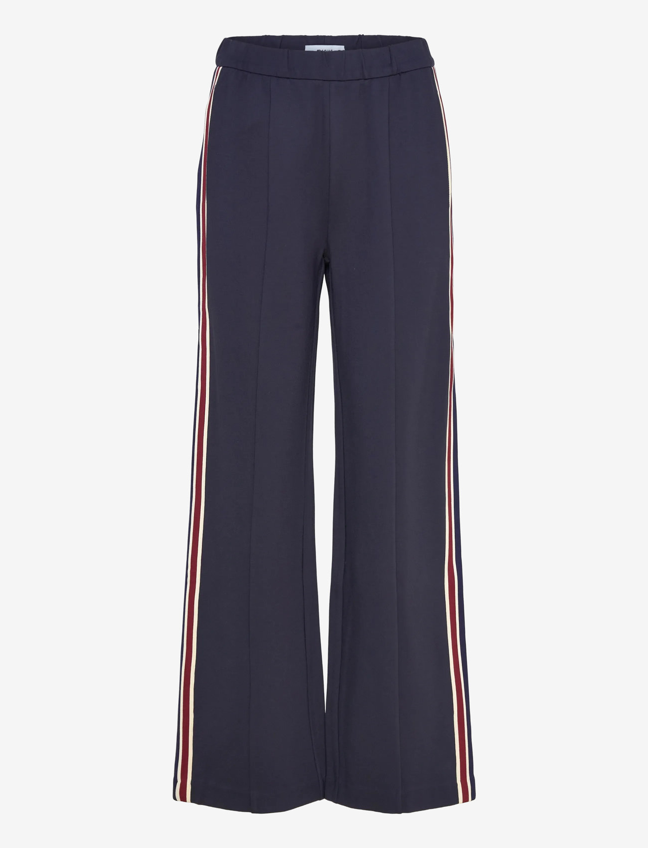 Minus - MSMarabella Mid Waist Pant - bukser med brede ben - sky captain - 1
