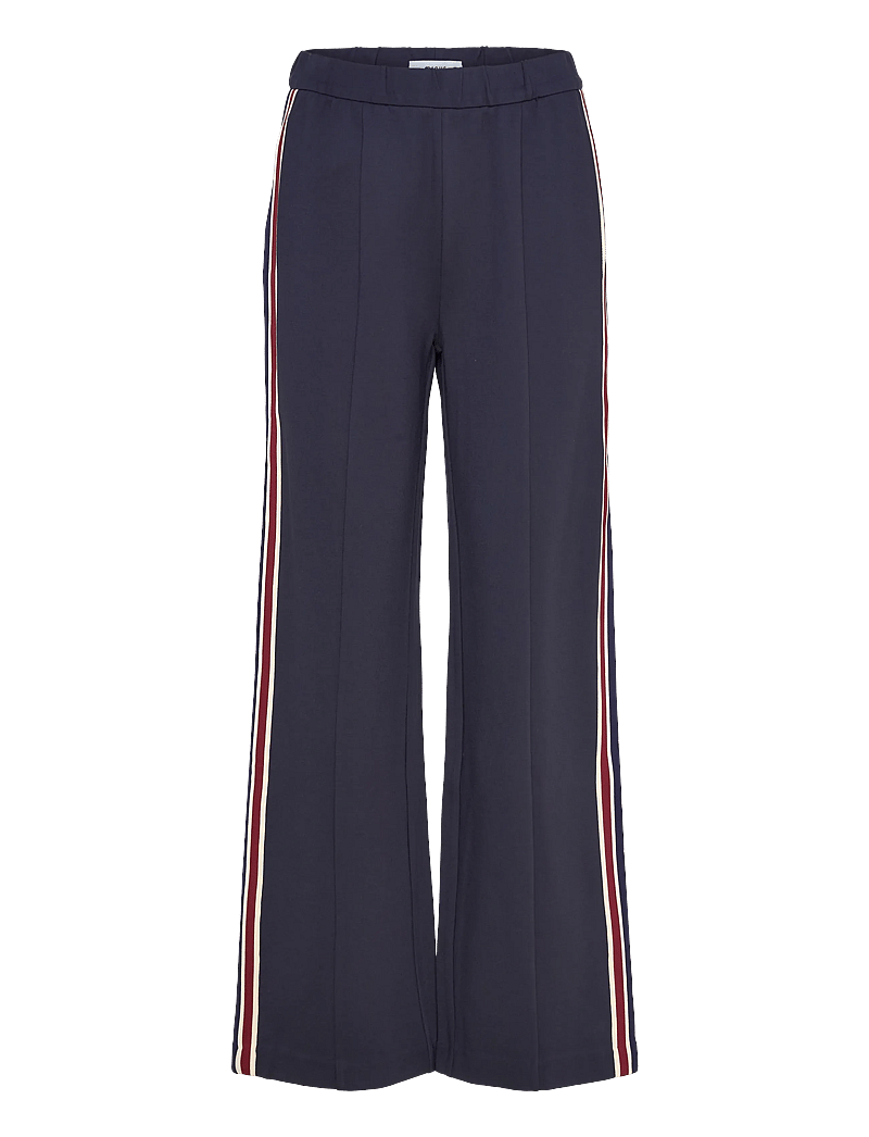 Minus - MSMarabella Mid Waist Pant - hosen mit weitem bein - sky captain - 1