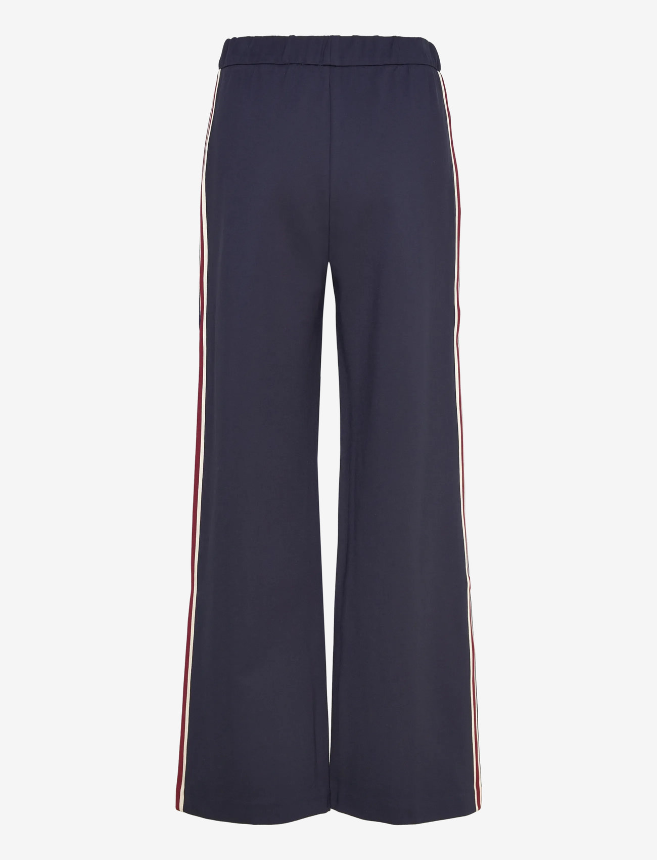 Minus - MSMarabella Mid Waist Pant - bukser med brede ben - sky captain - 2