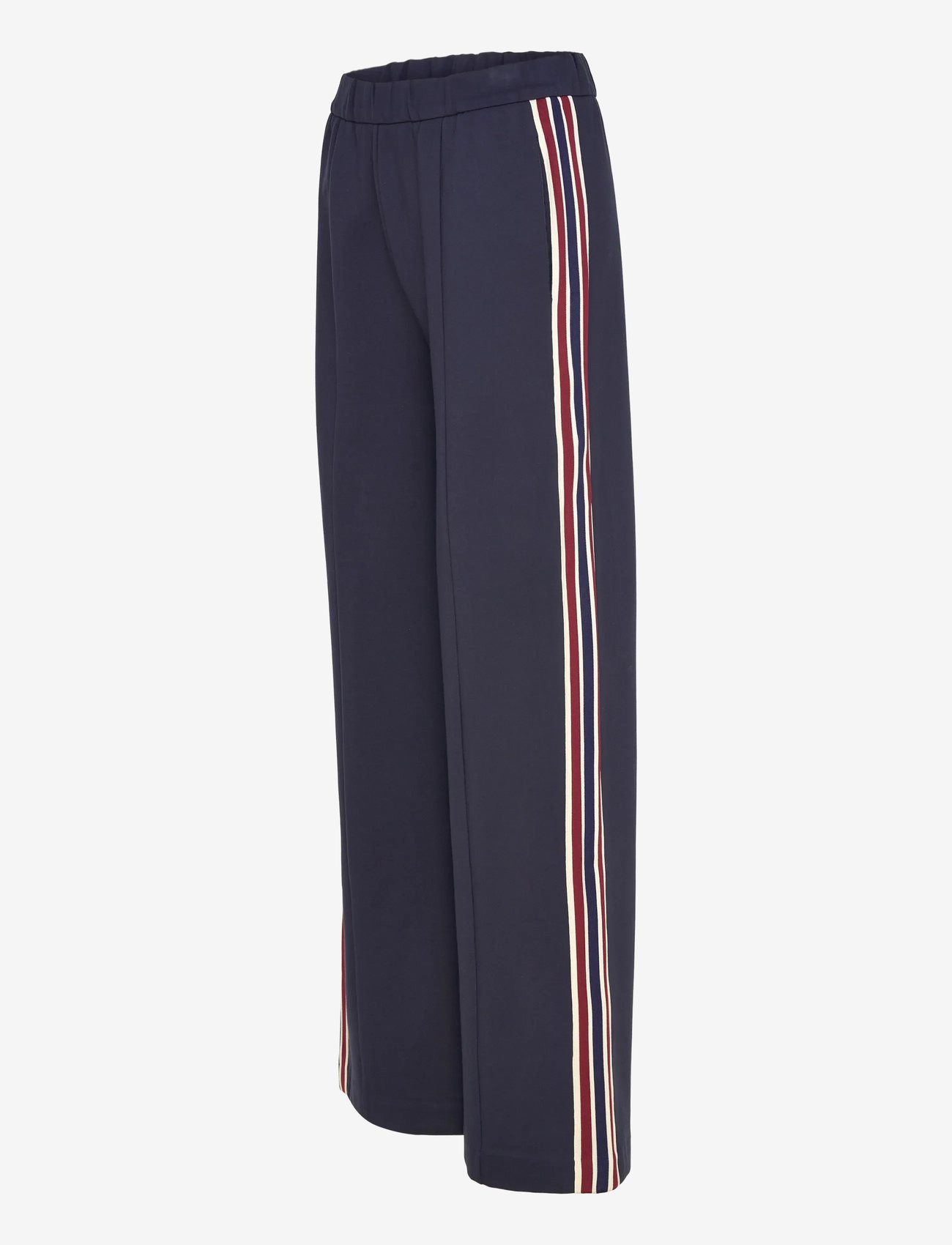 Minus - MSMarabella Mid Waist Pant - bukser med brede ben - sky captain - 3