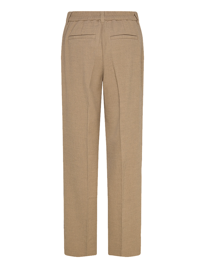 Minus - MSAya Mid Waist Pant - straight leg hosen - tan melange - 1