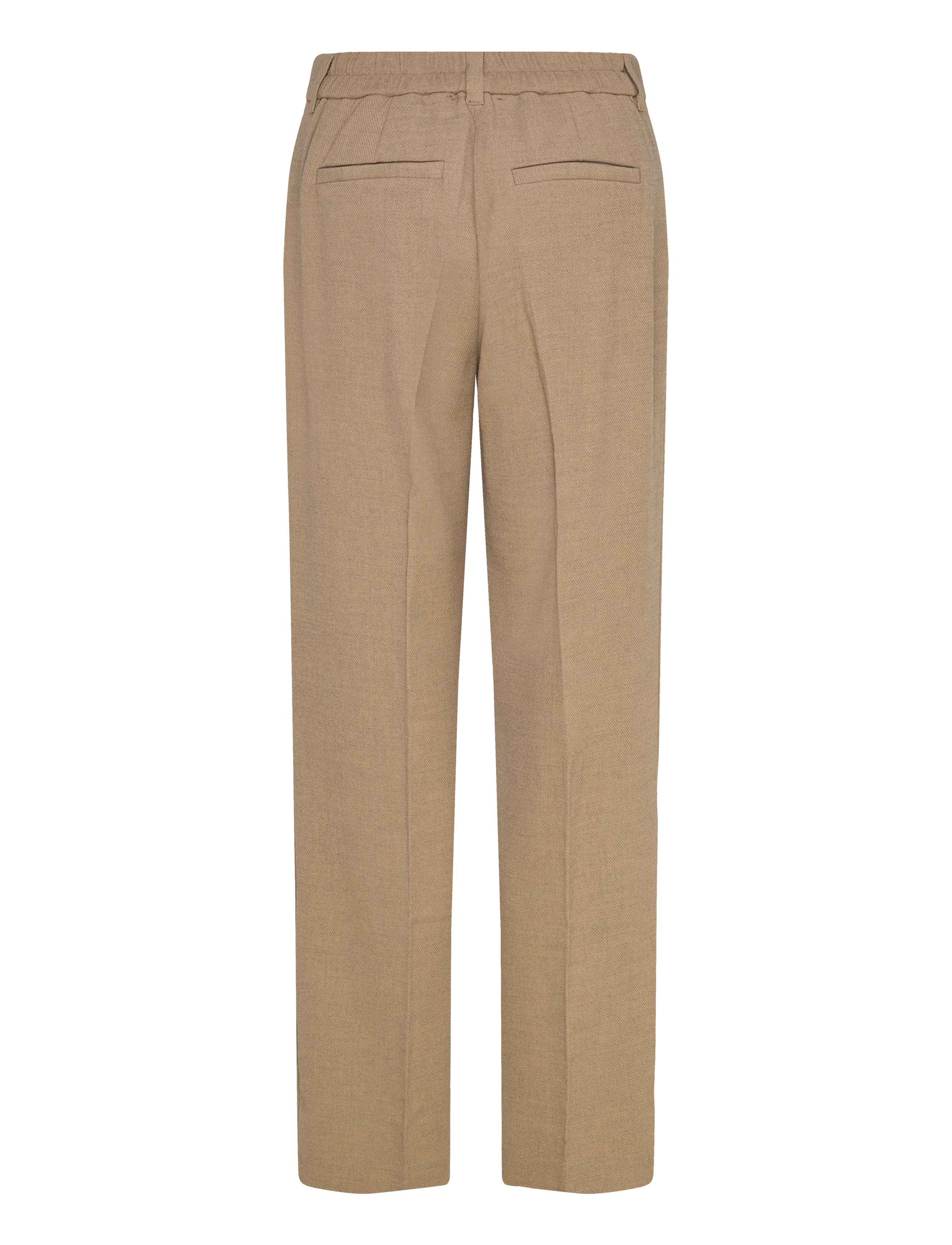 Minus - MSAya Mid Waist Pant - straight leg hosen - tan melange - 1