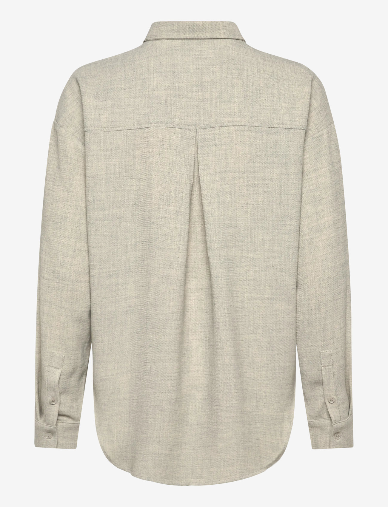 Minus - MSAya Shirt - langærmede skjorter - string melange - 1