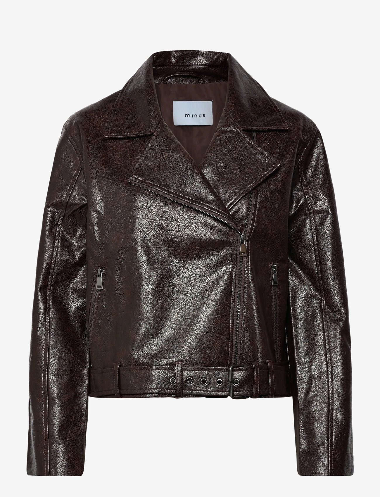 Minus - MSDorothea Jacket - lederjacken - carafe - 0