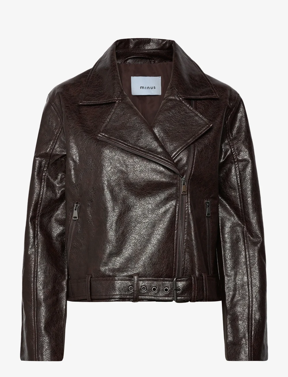 Minus - MSDorothea Jacket - læderjakker - carafe - 0