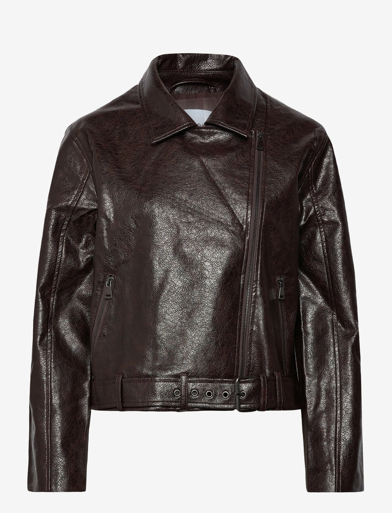 Minus - MSDorothea Jacket - lederjacken - carafe - 2