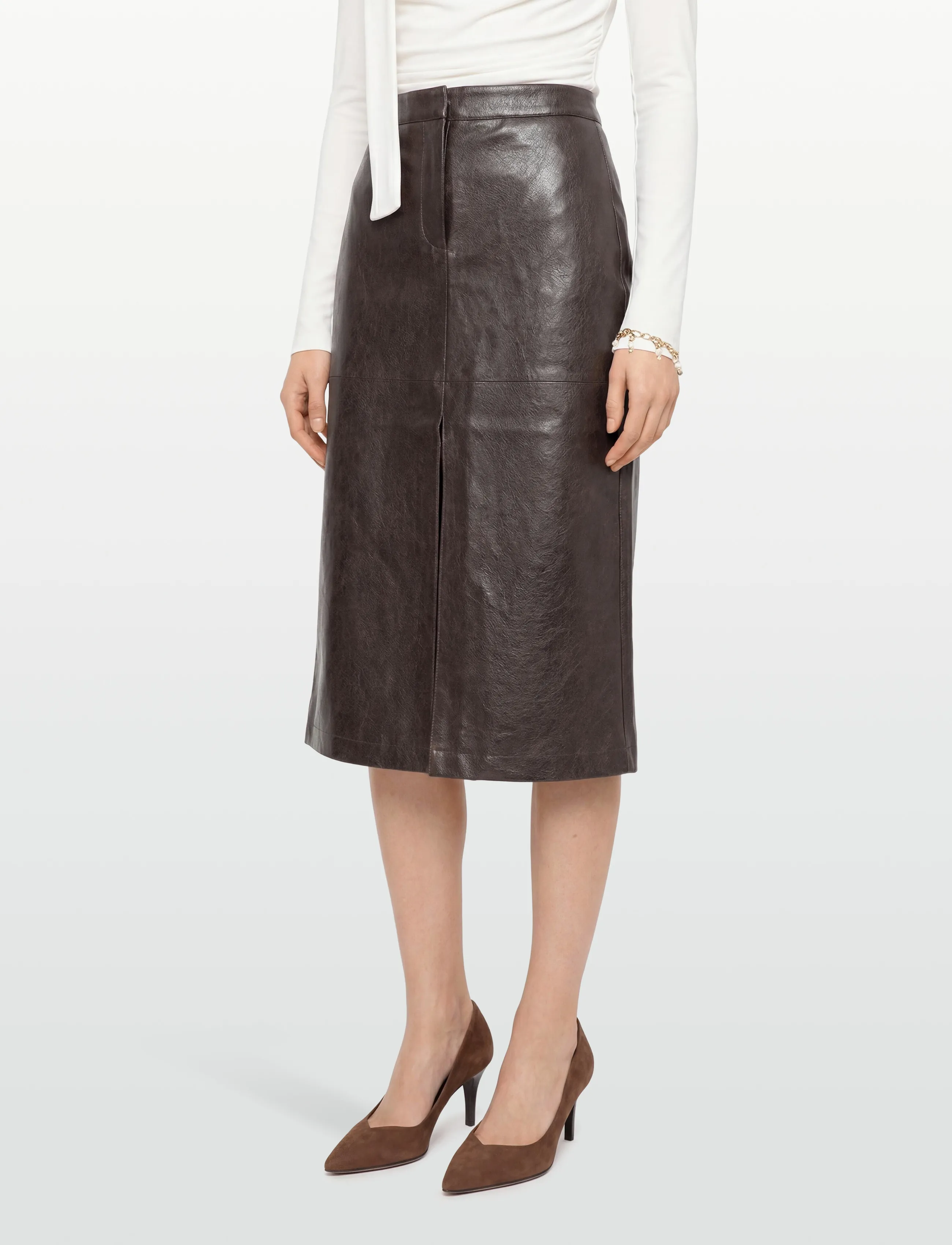 Minus - MSDorothea Midi Skirt - midi-röcke - carafe - 3