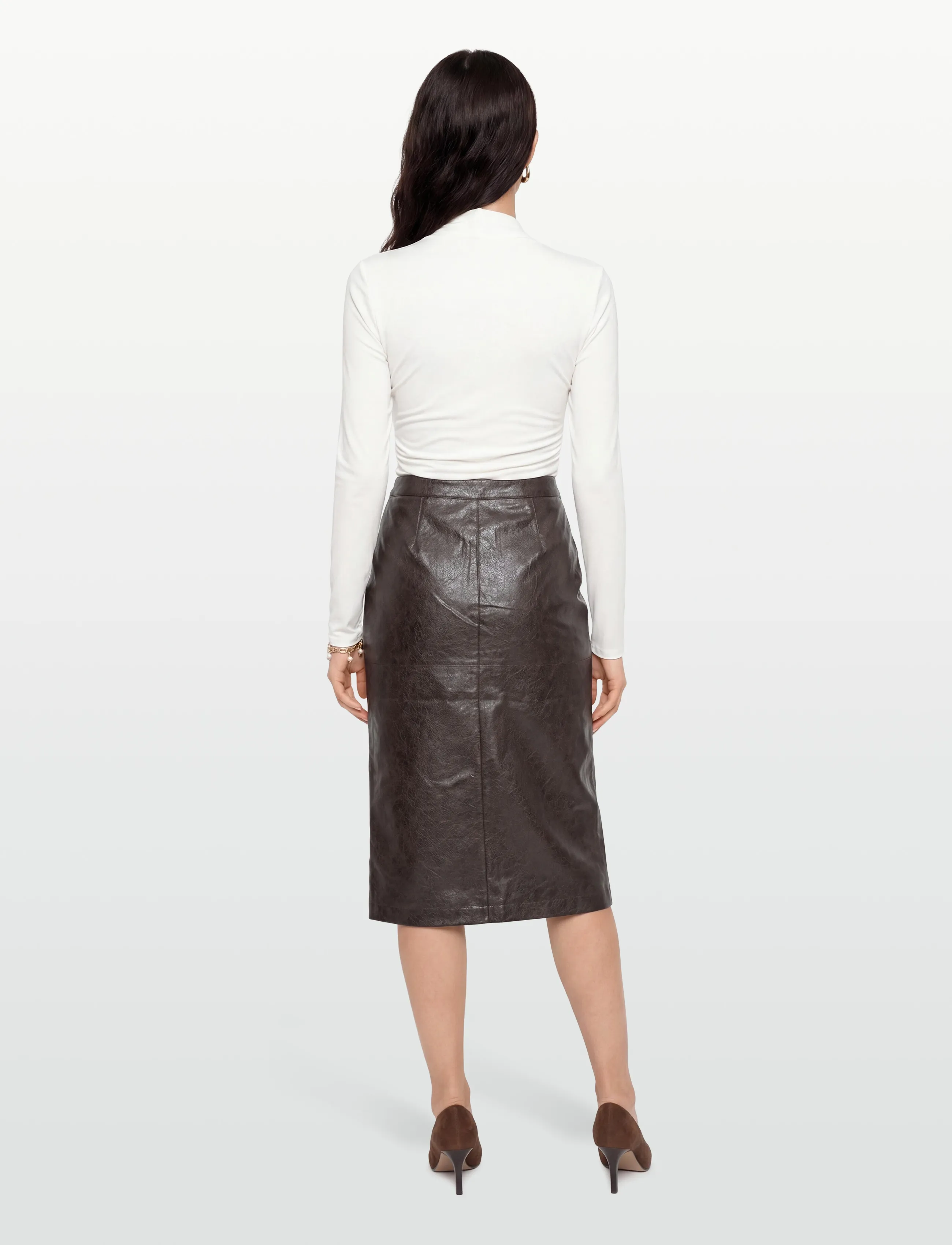 Minus - MSDorothea Midi Skirt - midi-röcke - carafe - 4