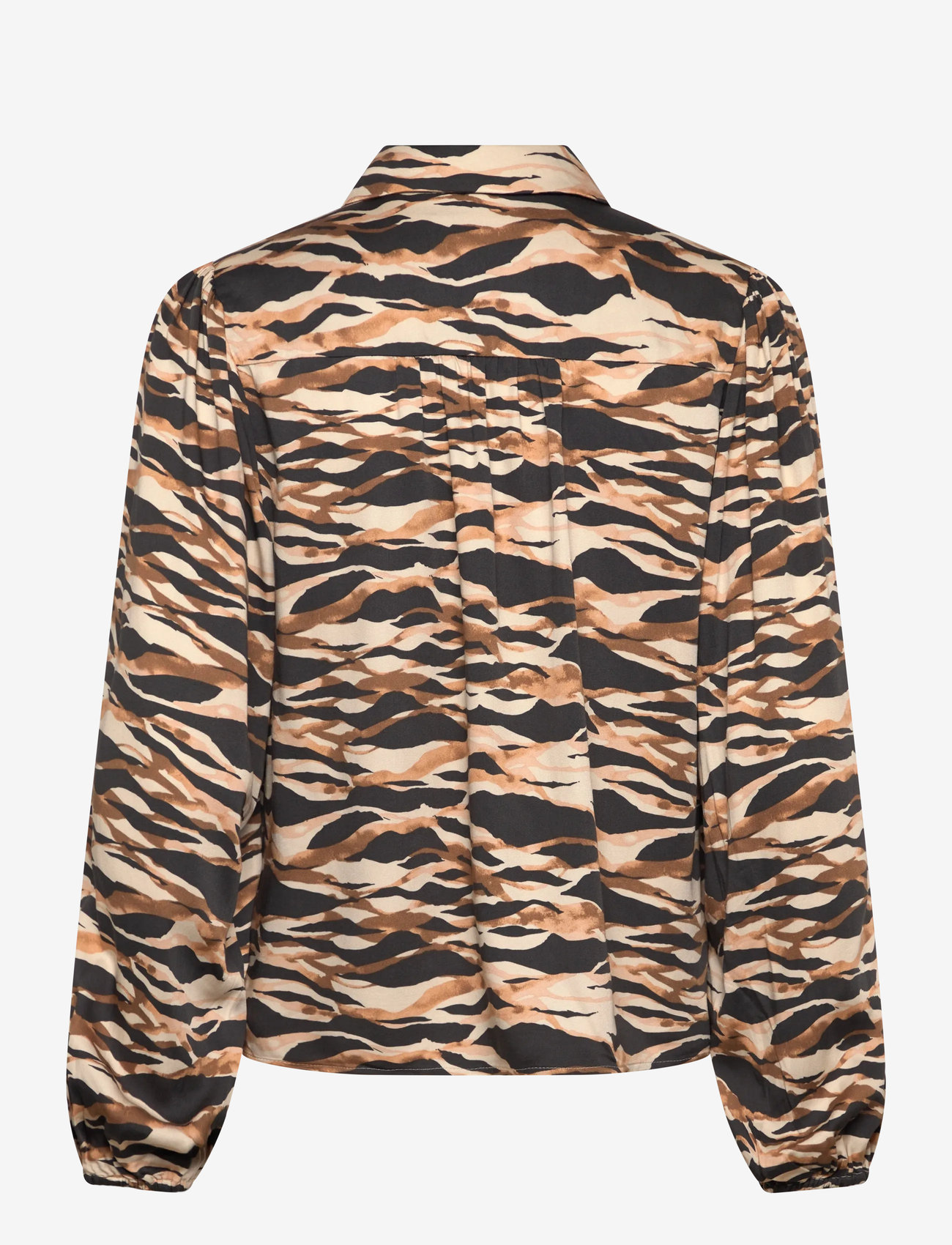 Minus - MSLottie Shirt - langærmede skjorter - tan print - 1