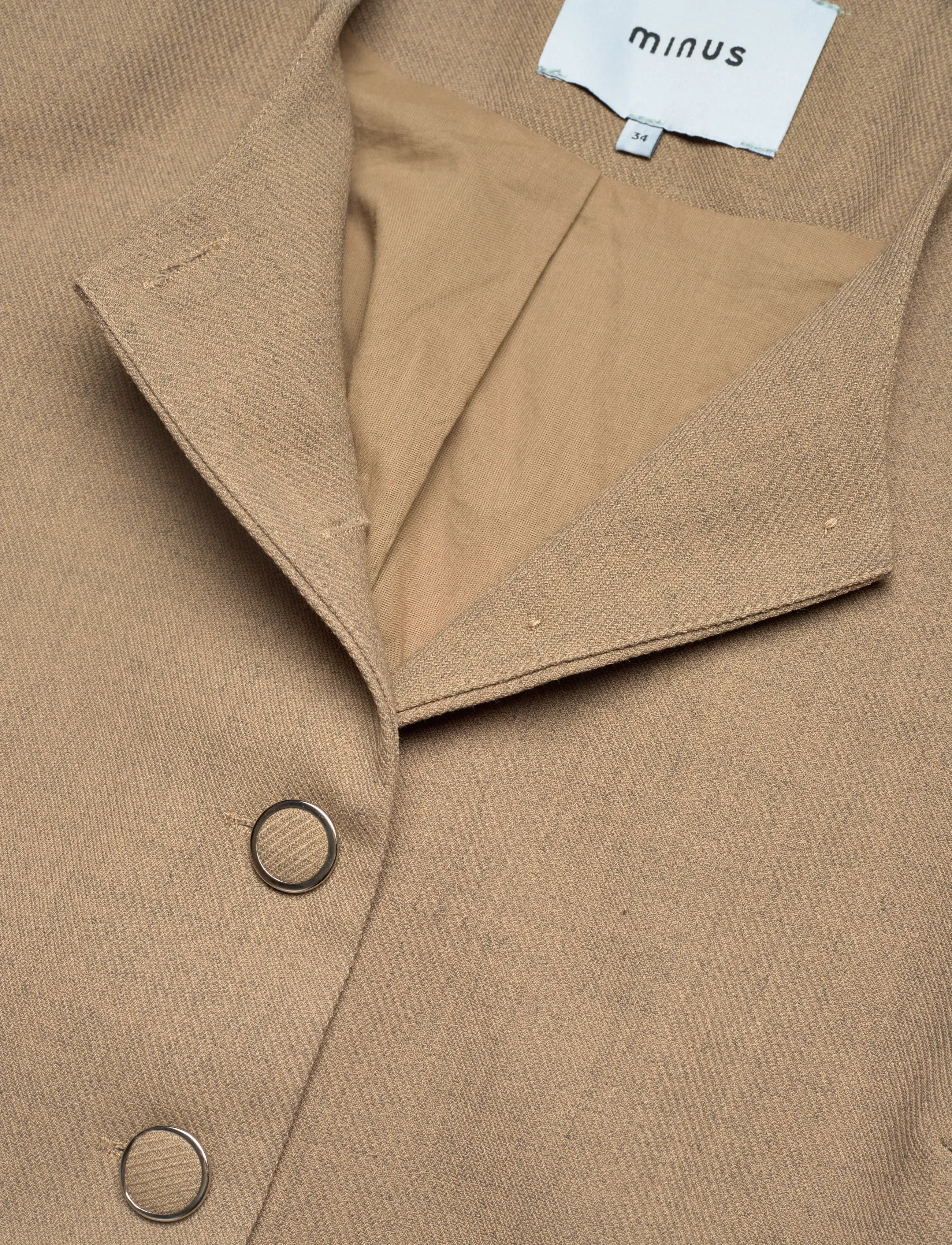 Minus - MSAya Short Jacket - tan melange - 2