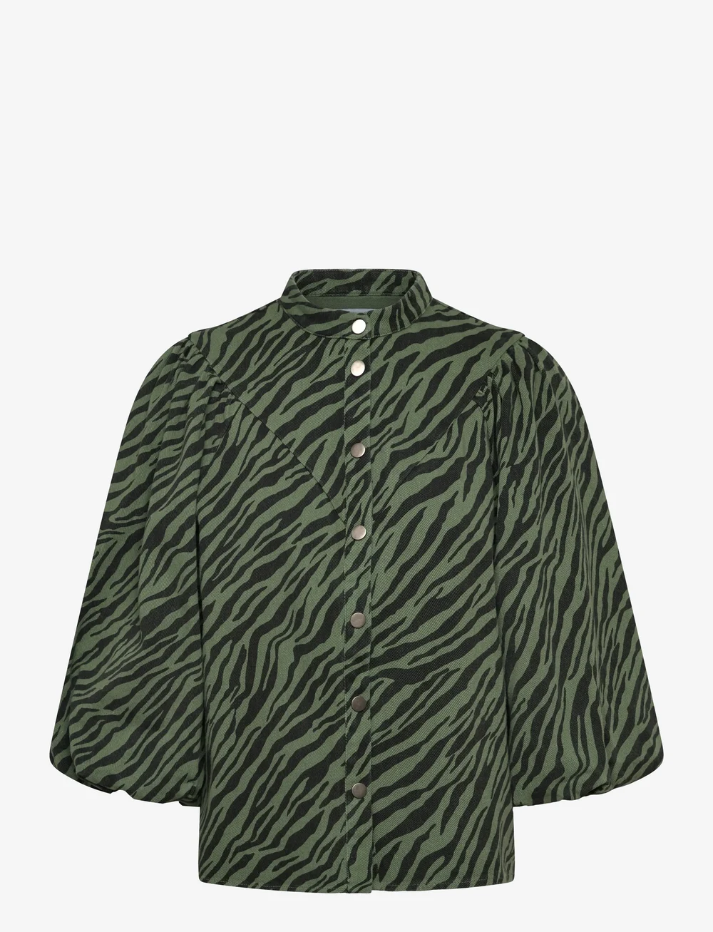 Minus - MSOlenna Shirt - kortärmade skjortor - rifle green - 0