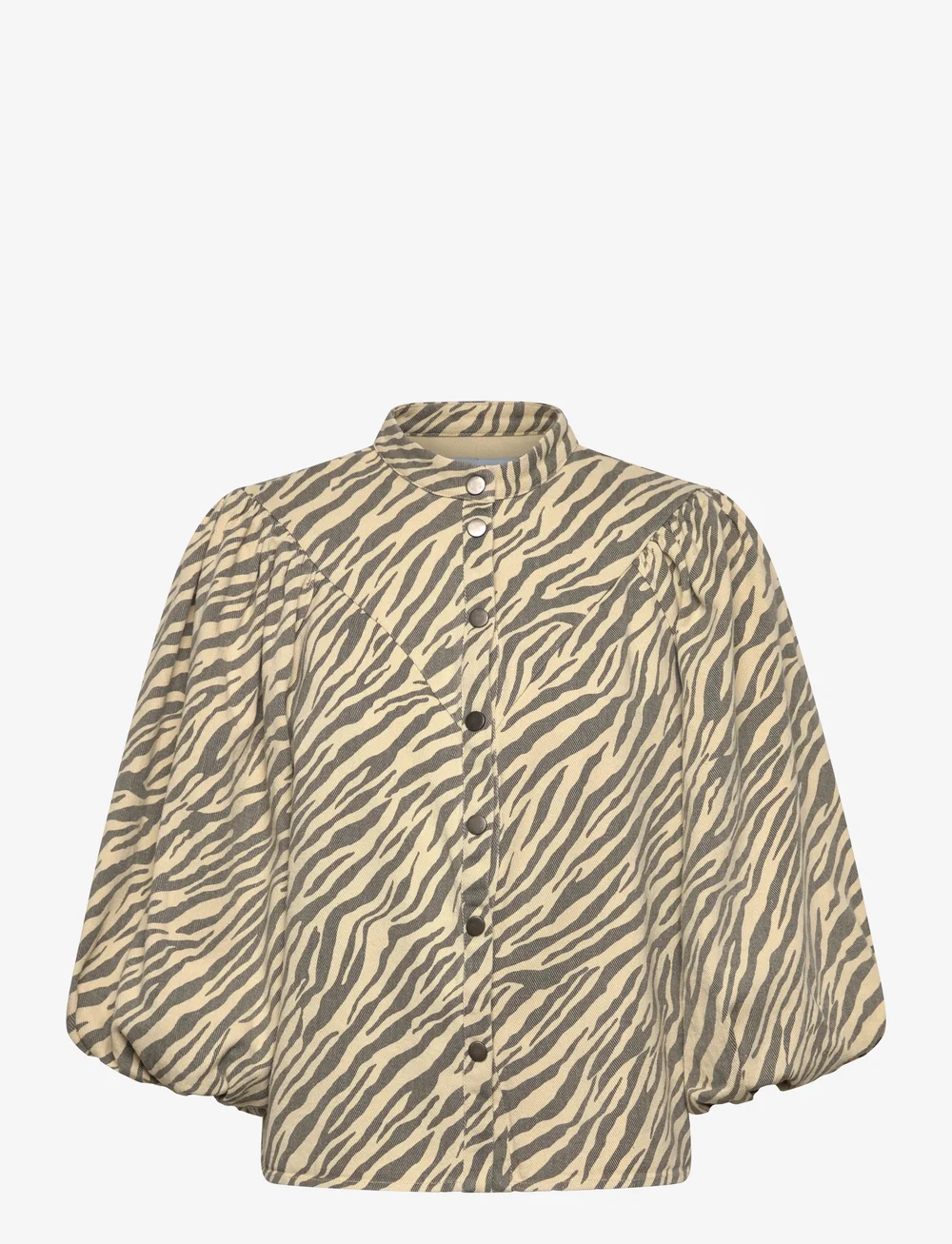 Minus - MSOlenna Shirt - kortärmade skjortor - sand gray - 0