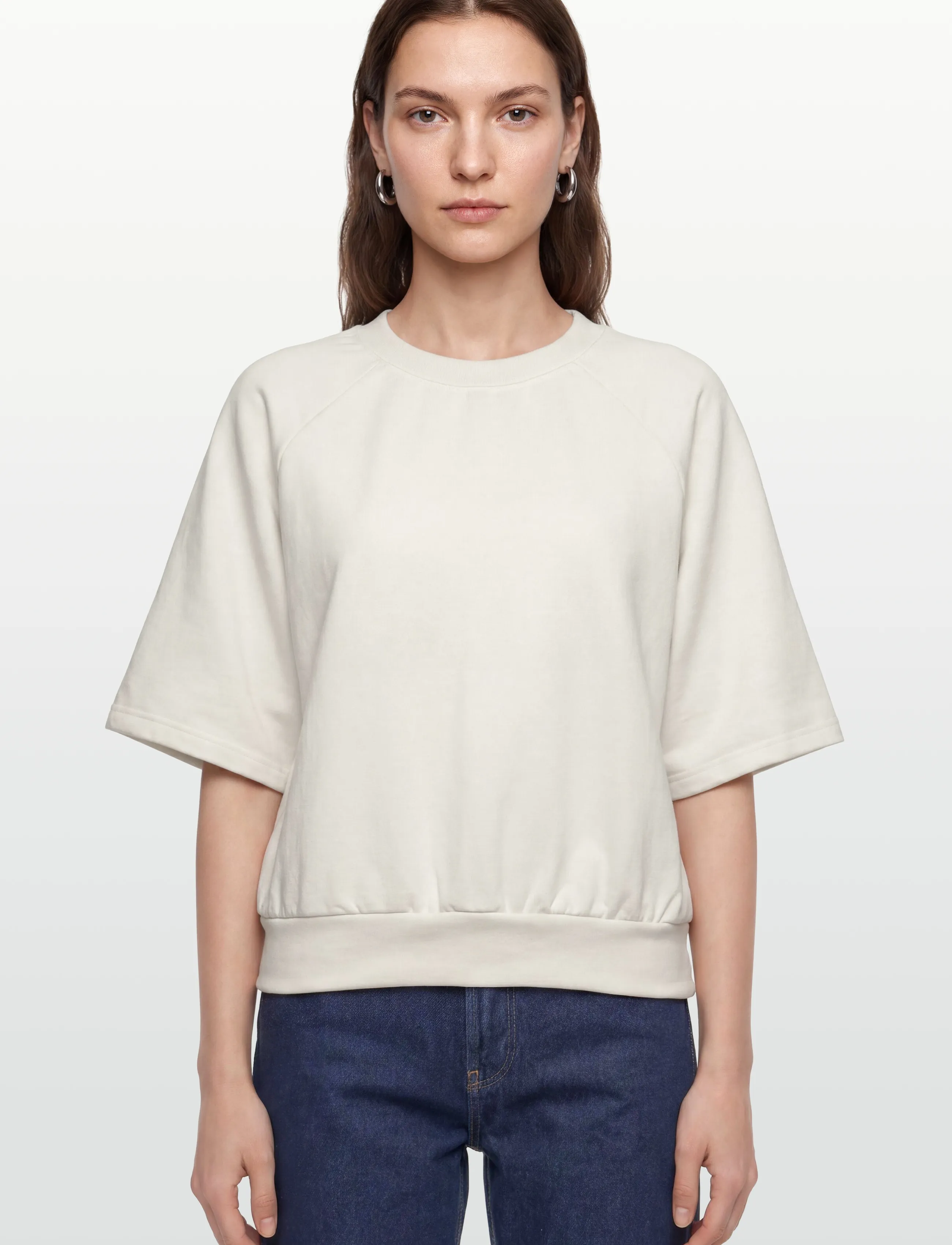 Minus - MSPilar GOTS Sweat - t-shirts - cloud dancer - 3