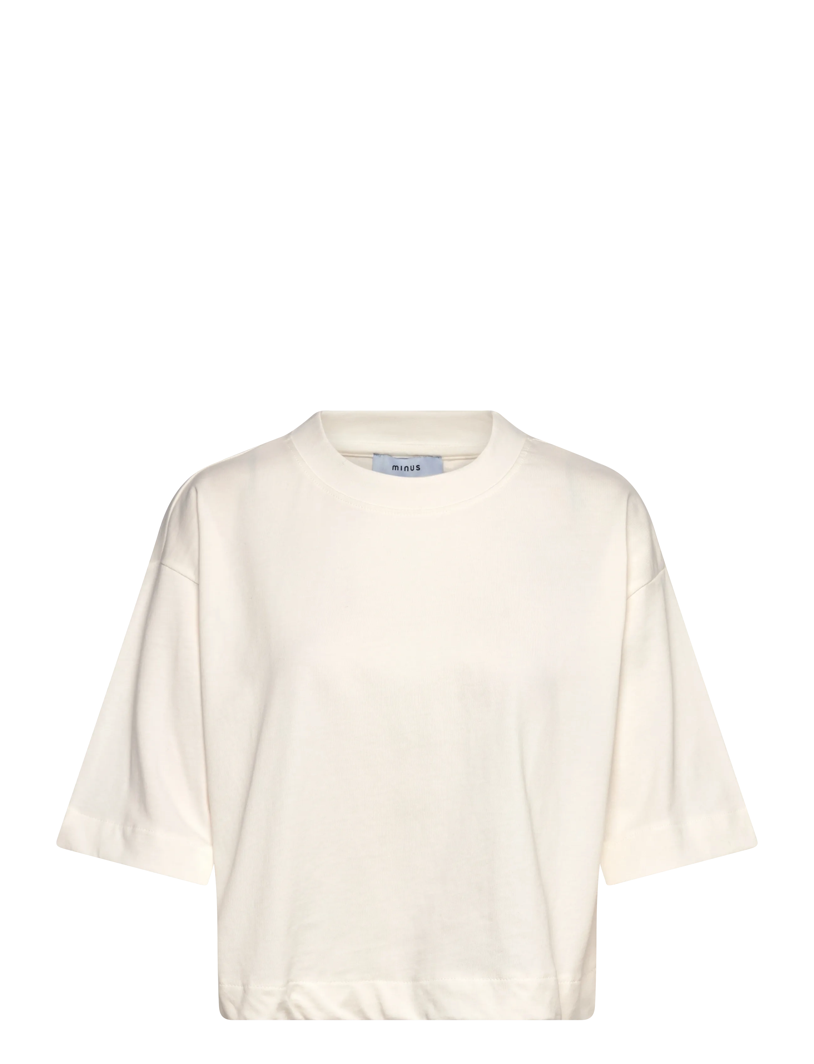 MINUS Msgamma Cropped Gots T-Shirt Cream - XXL - Damen
