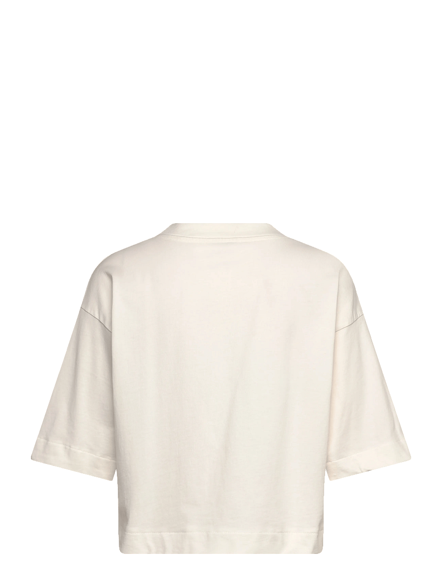 Minus - MSGamma Cropped GOTS T-shirt - t-särgid - cloud dancer - 2
