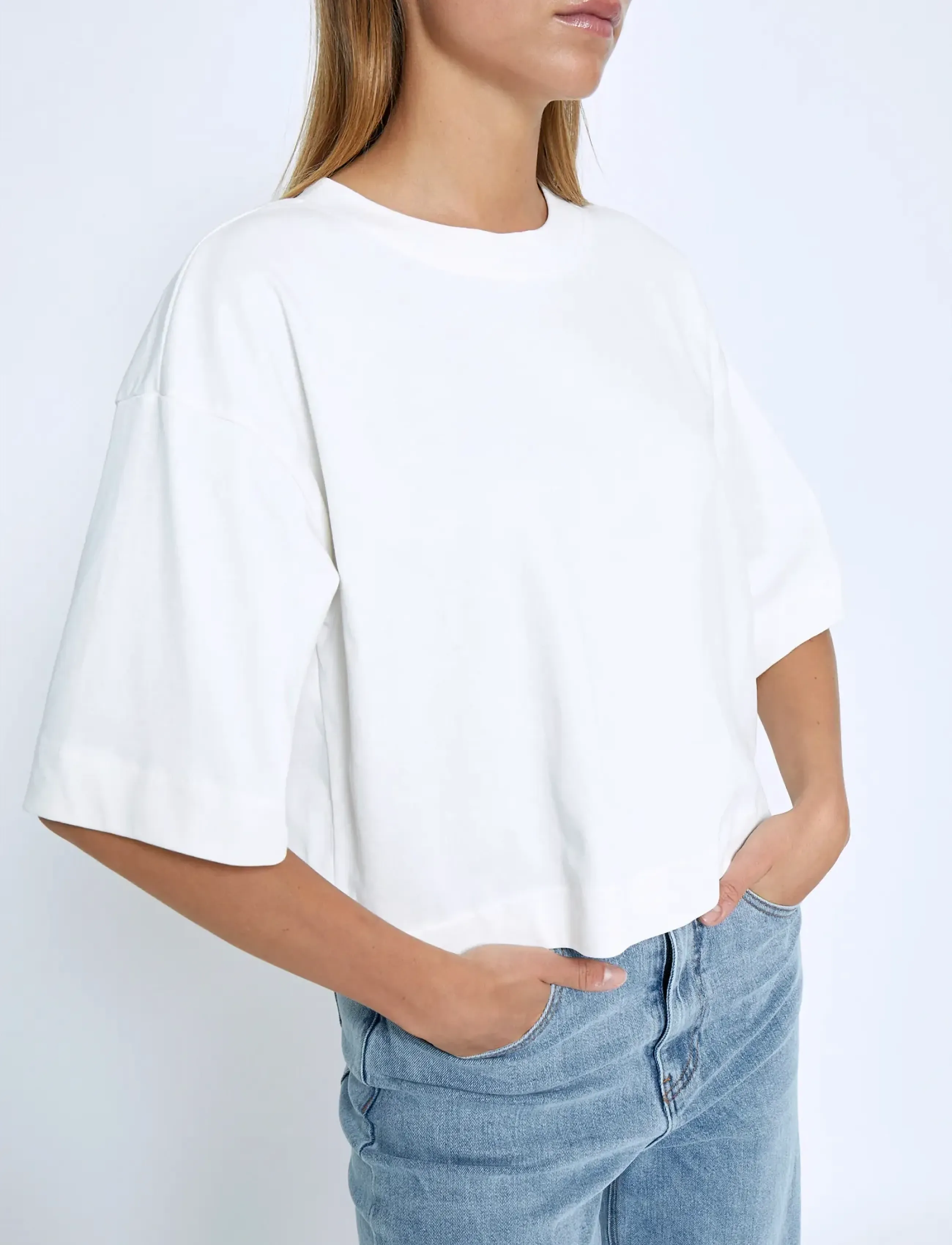 Minus Msgamma Cropped Gots T-Shirt dam – bild 5