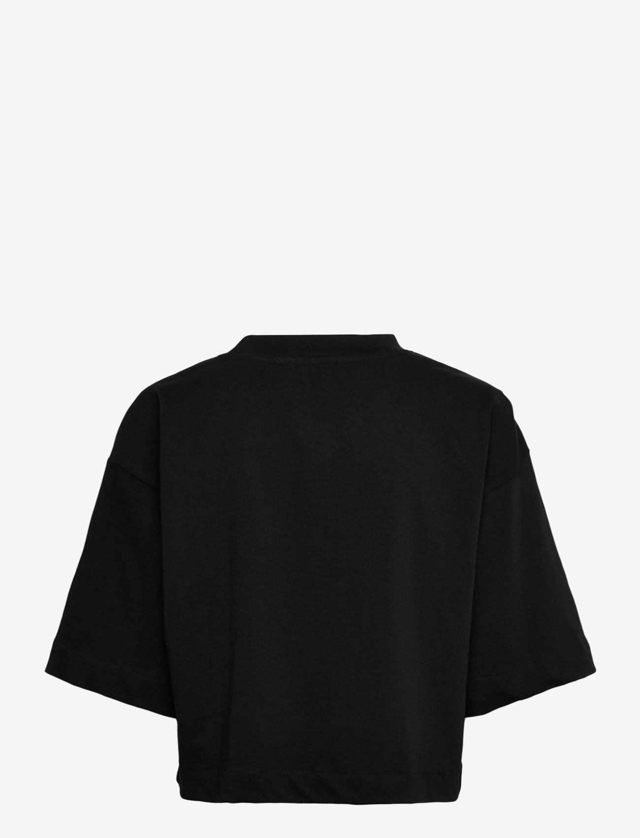 Minus - MSGamma Cropped GOTS T-shirt - crop tops - sort - 1