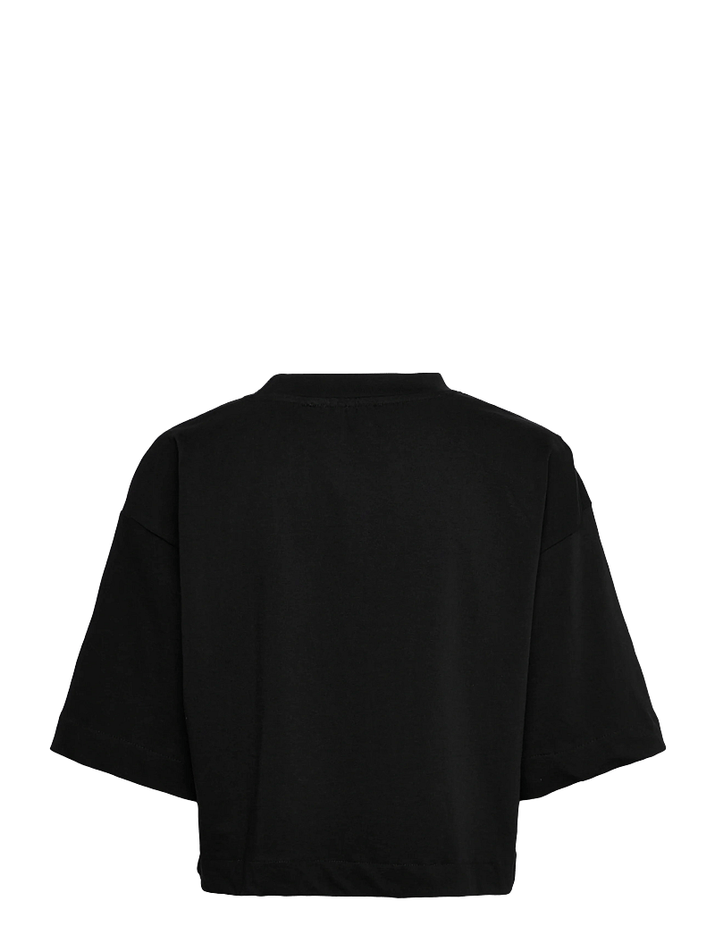 Minus - MSGamma Cropped GOTS T-shirt - crop tops - sort - 1