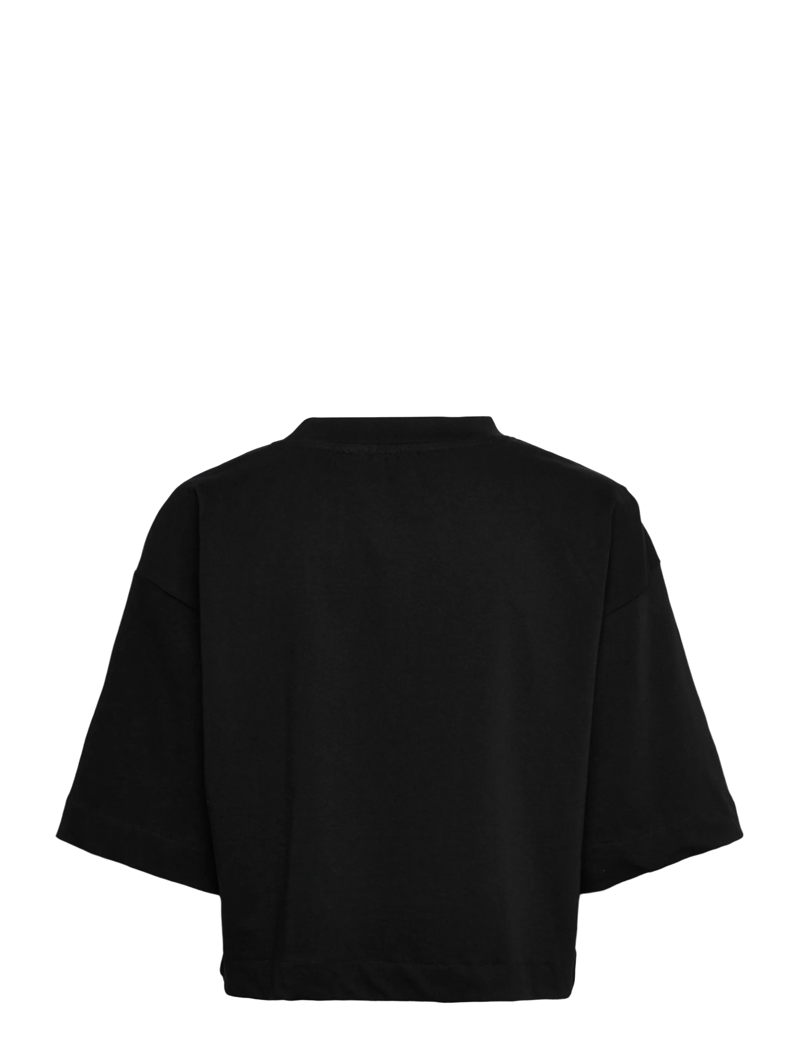 Minus - MSGamma Cropped GOTS T-shirt - t-shirts - sort - 2