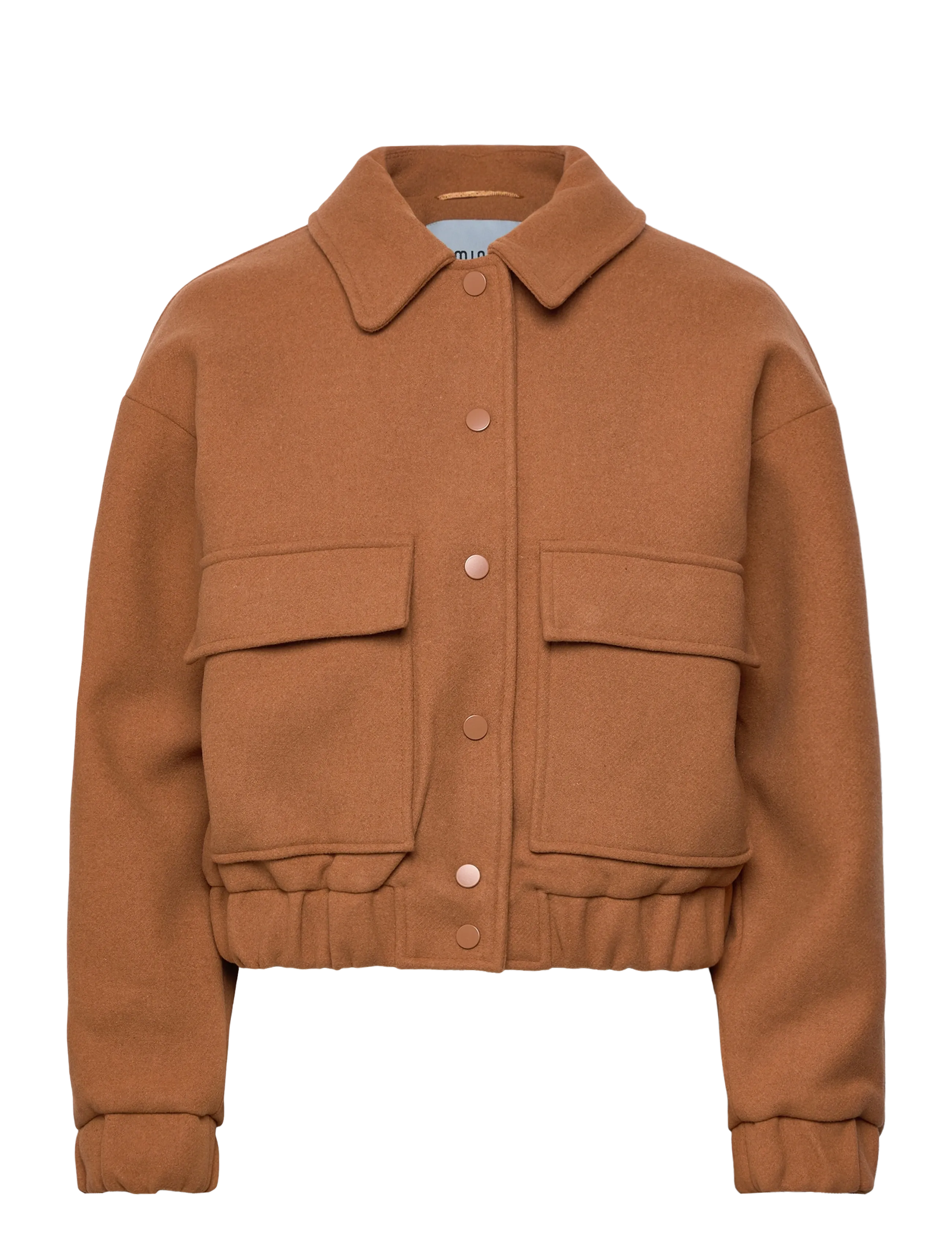 Minus Msjinna Bomber Jacket, 34, Brown, Jakker > Bomberjakker, Dame