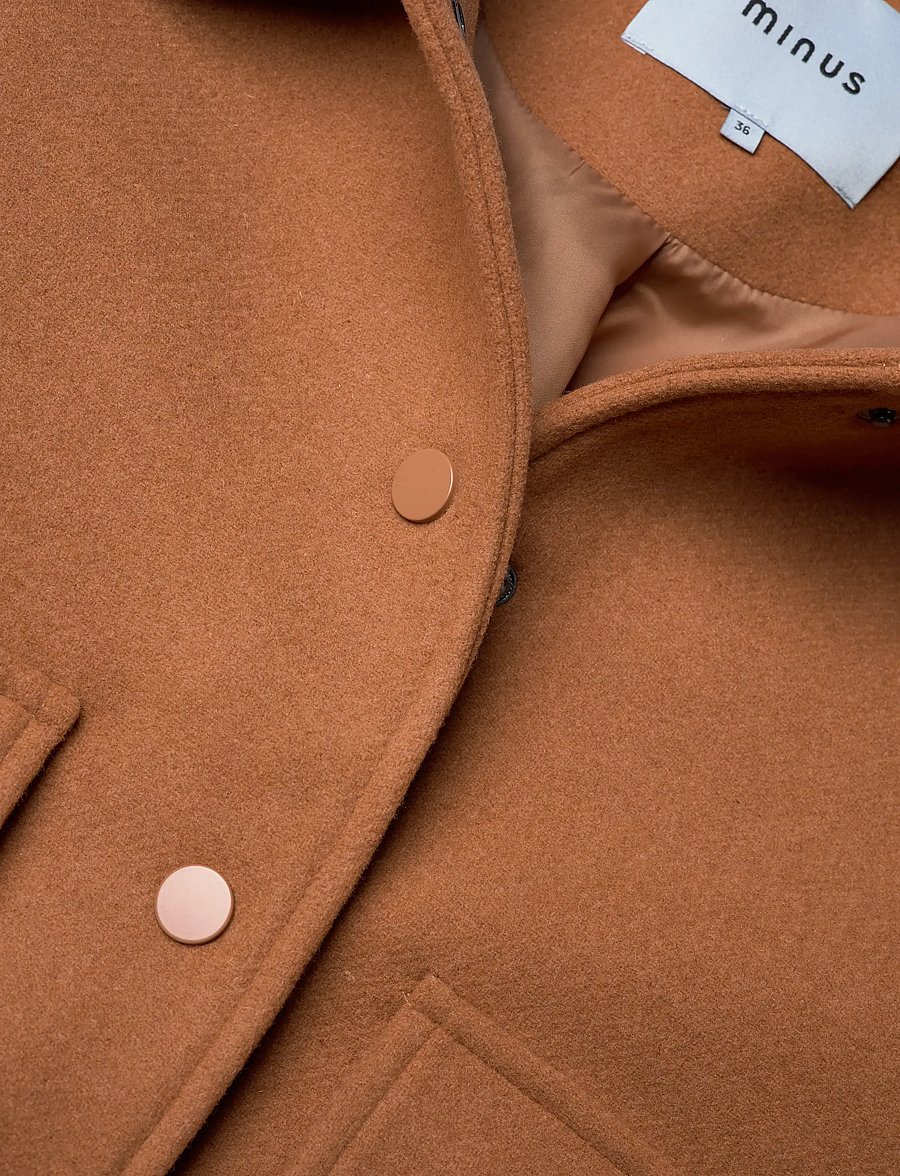 Minus - MSJinna Bomber Jacket - frühlingsjacken - tobacco brown - 2