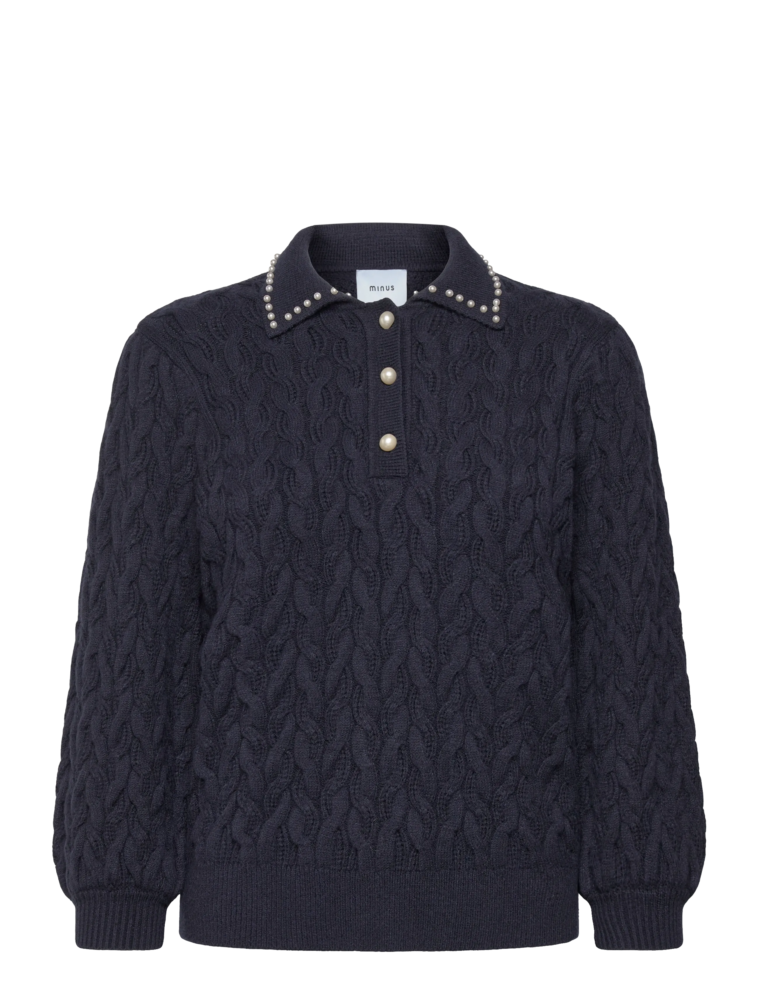MINUS Msfilucca Knit Pullover Navy - S - Damen