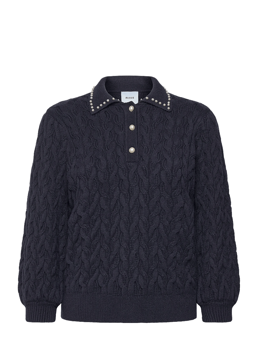Minus - MSFilucca Knit Pullover - pullover - sky captain - 1
