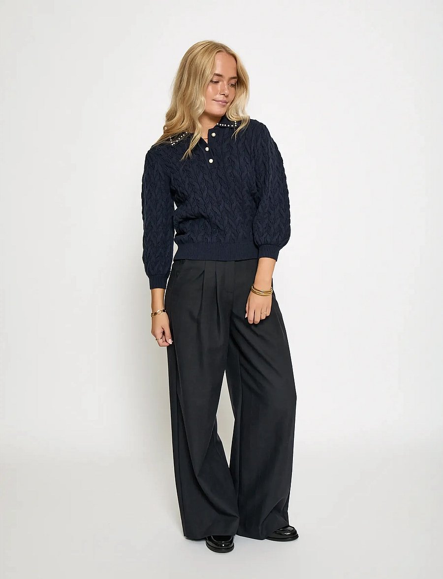 Minus - MSFilucca Knit Pullover - pullover - sky captain - 4