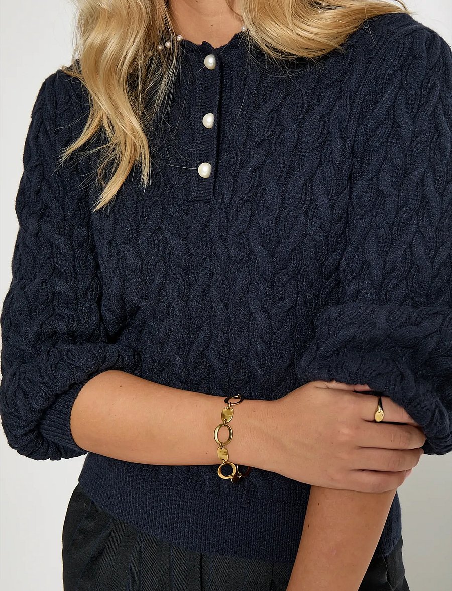 Minus - MSFilucca Knit Pullover - pullover - sky captain - 5