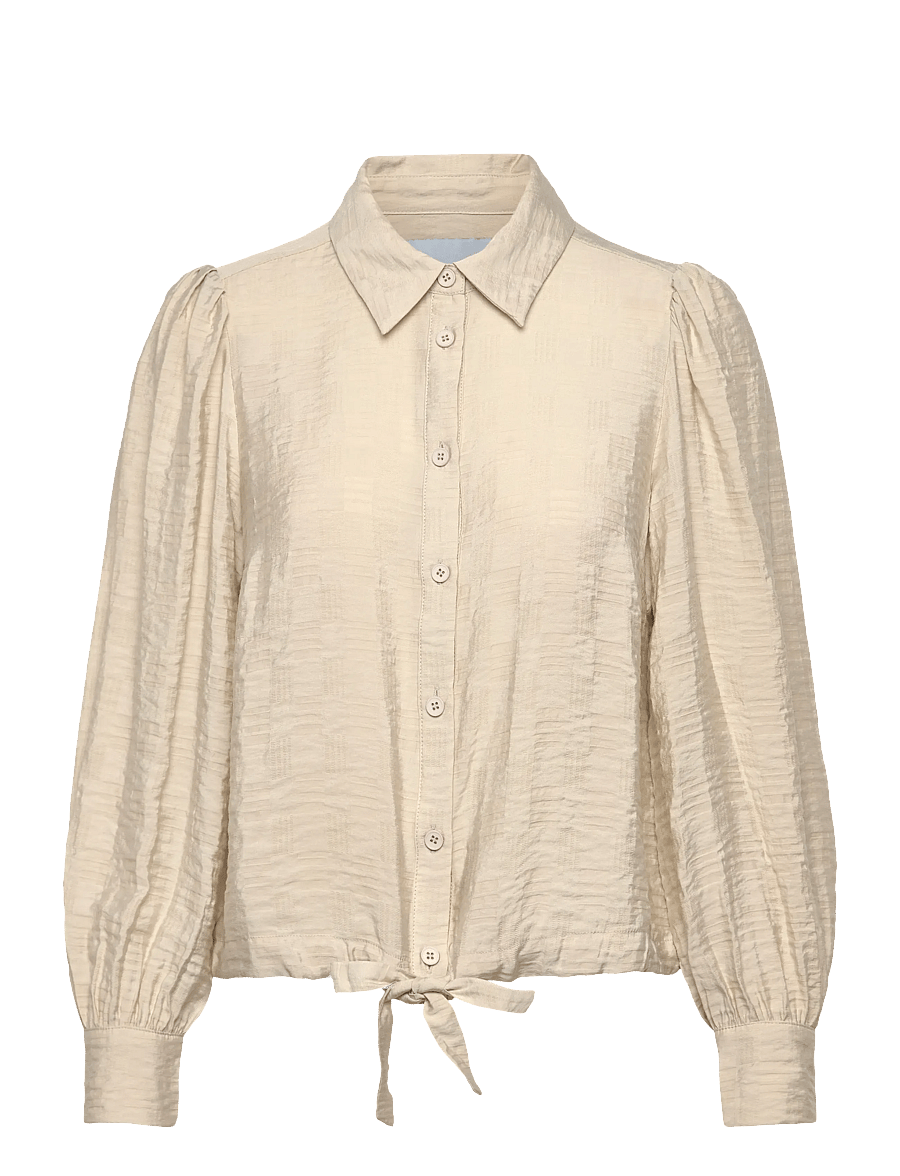 Minus - MSMillene Shirt - long-sleeved shirts - cloud dancer - 0