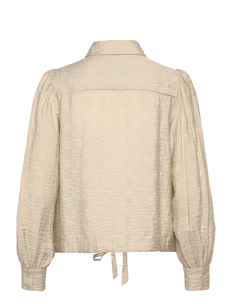 Minus - MSMillene Shirt - long-sleeved shirts - cloud dancer - 1
