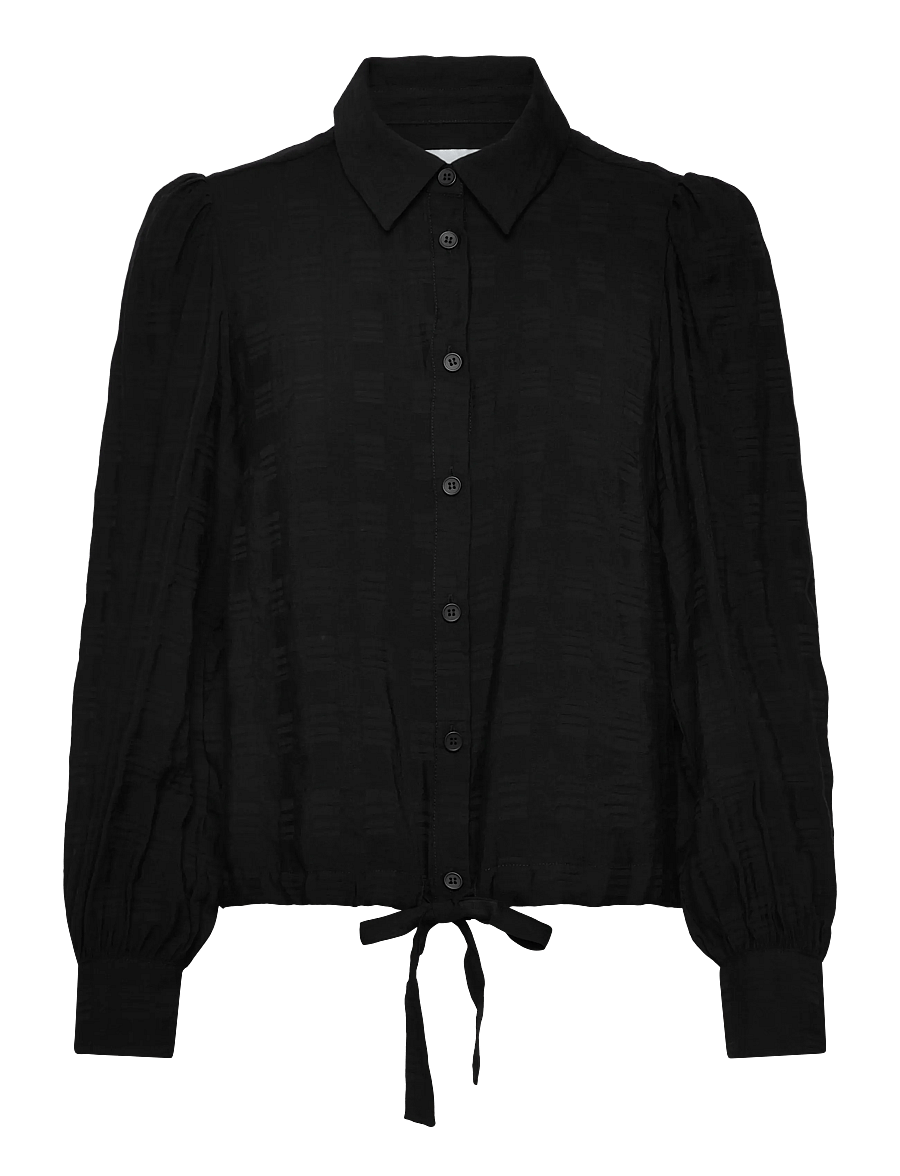 Minus - MSMillene Shirt - pikkade varrukatega särgid - sort - 0