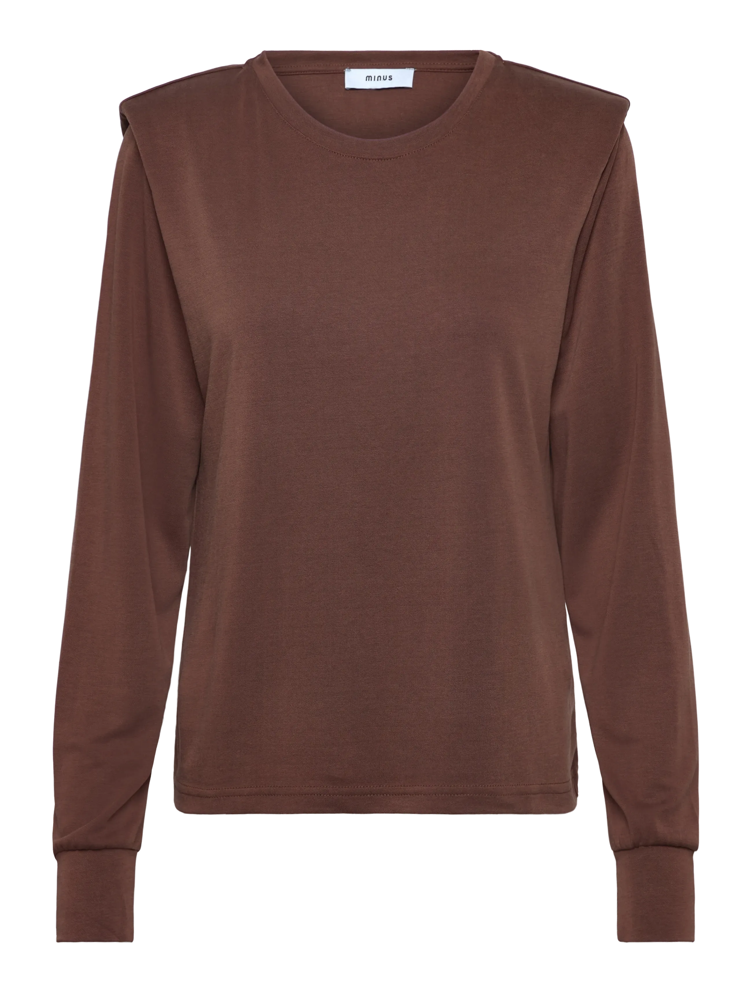 MINUS Msenja Lange Ärmel Modal Oberteil Braun - XXL - Damen