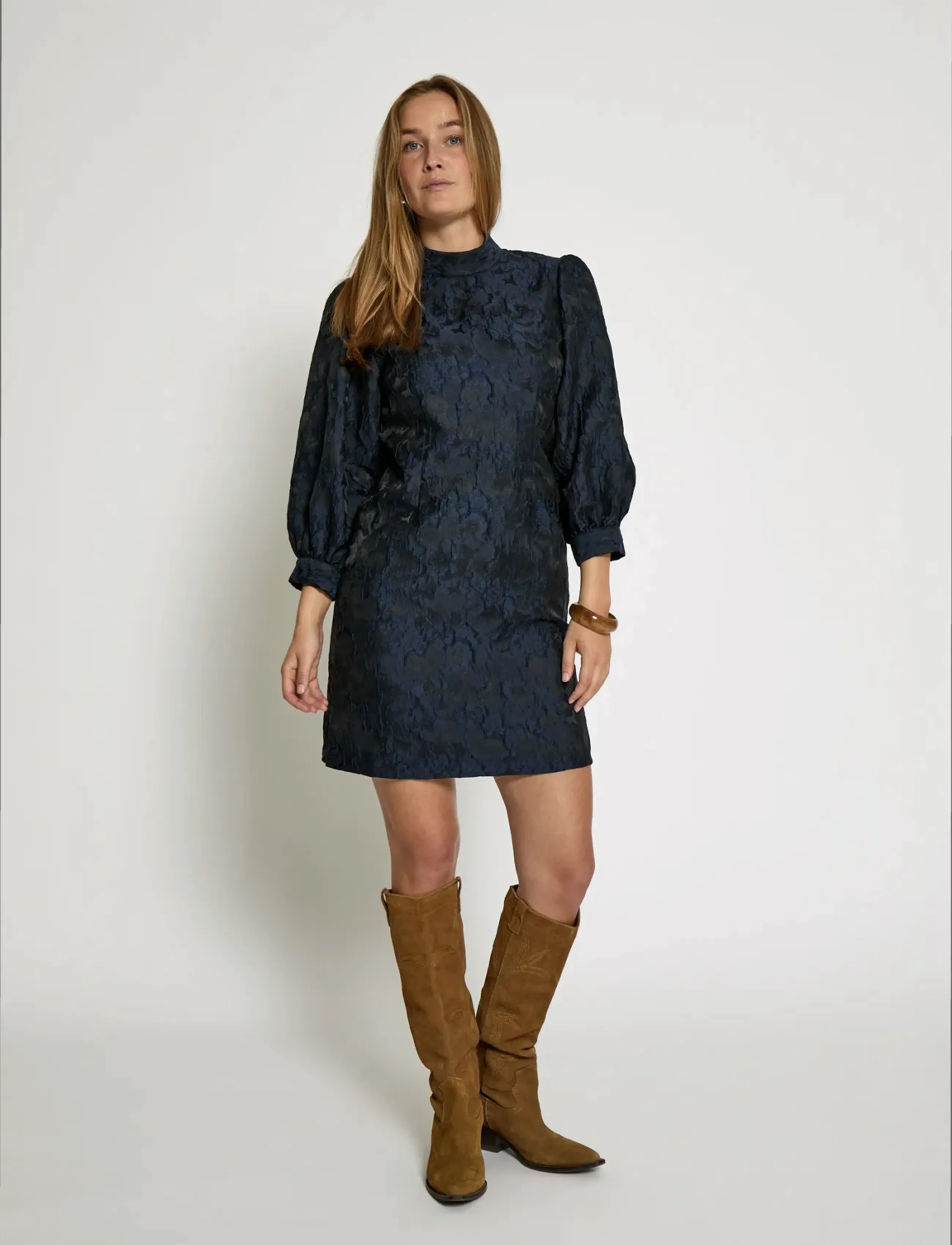 Minus - MSMirelle Short Dress - kurze kleider - sky captain - 4
